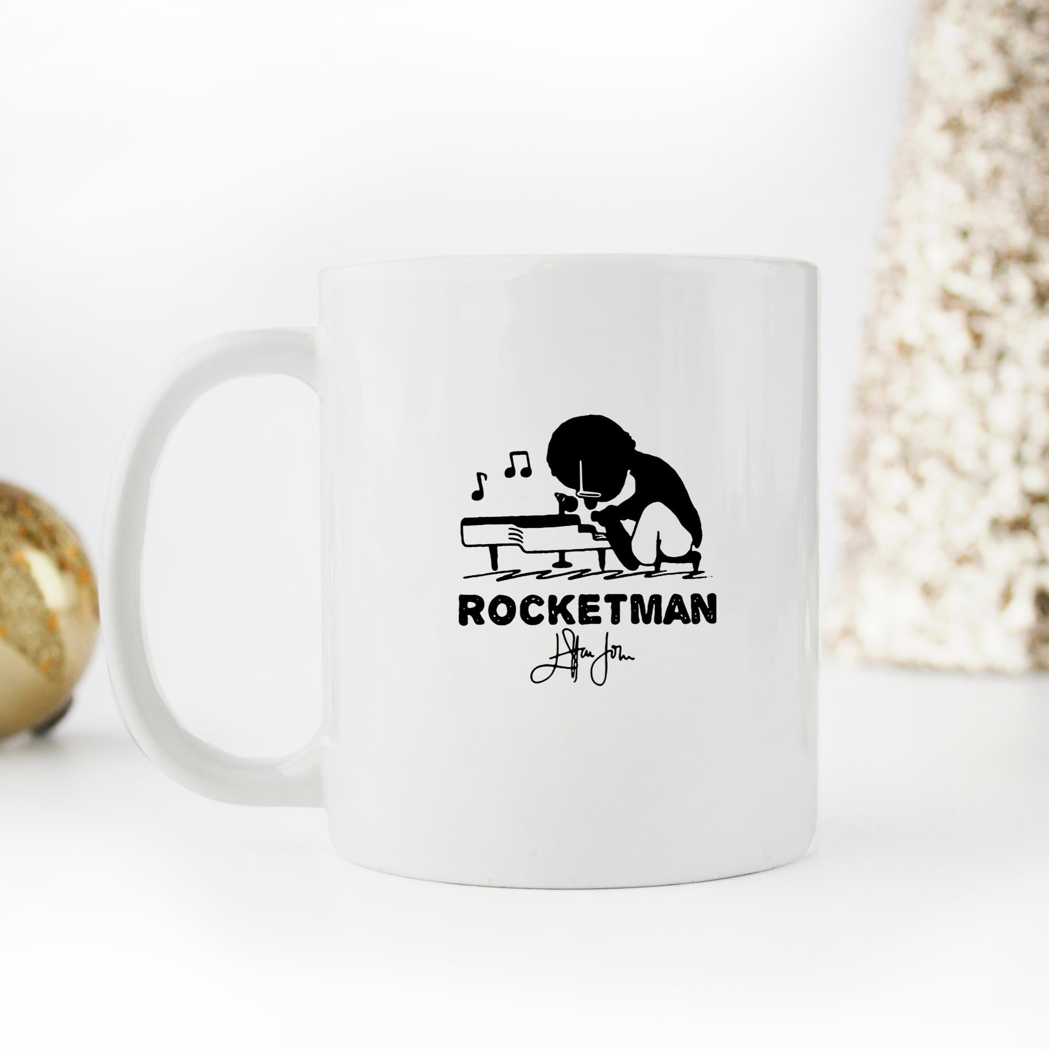 Skitongifts Funny Ceramic Novelty Coffee Mug Rocketman Biographical Musical hfq64aj