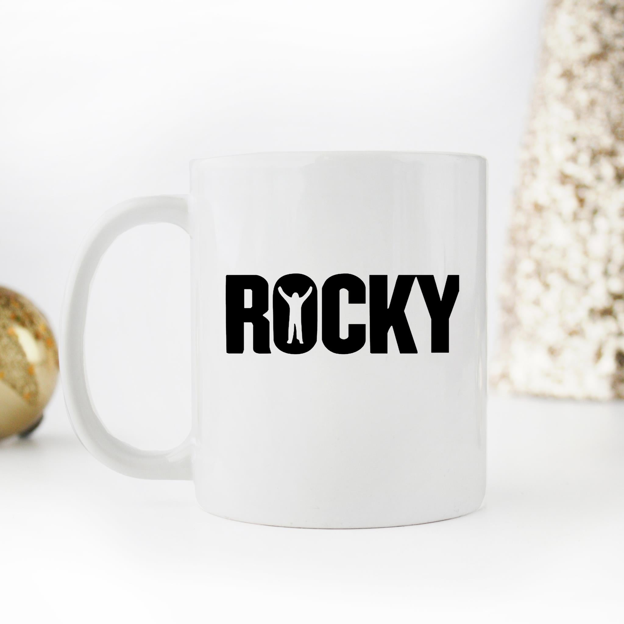 Skitongifts Funny Ceramic Novelty Coffee Mug Rocky Balboa LRP0WG4