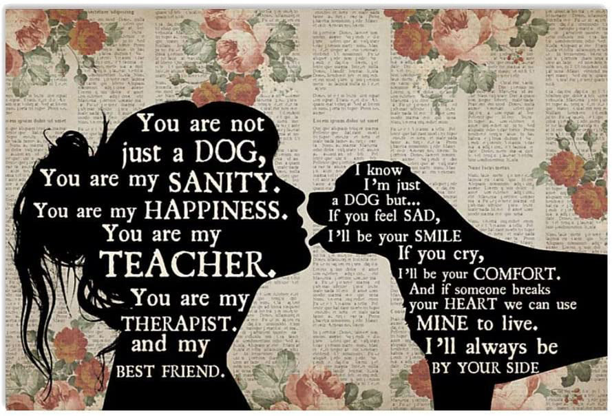 Rottweiler Girl Therapist Best Friend You Are Not Just A Dog Landscape
