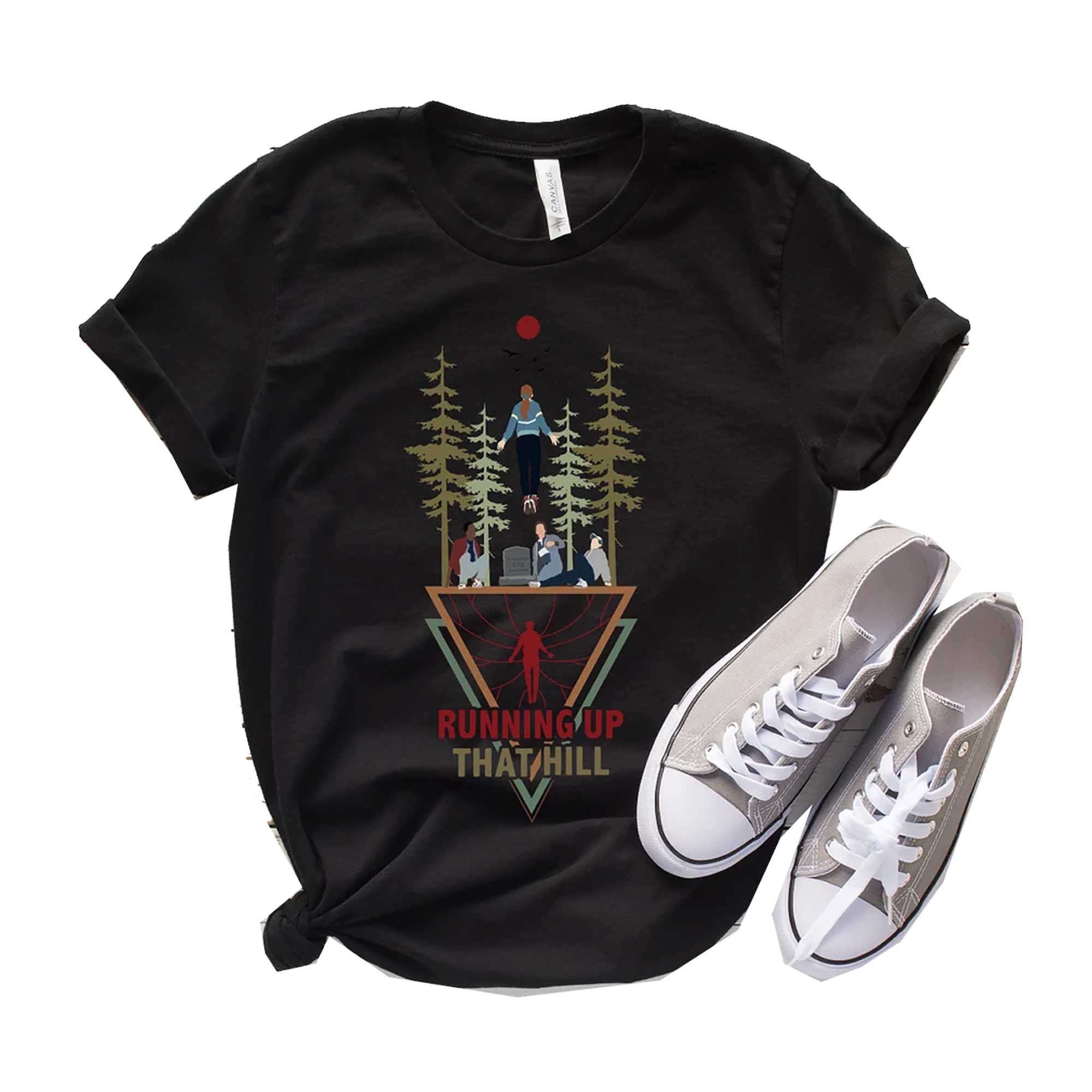Skitongift Running Up The Hill Max Mayfield T shirt, Max’s Favourite Song Shirt, Vintage Shirt For Fans Stranger Things