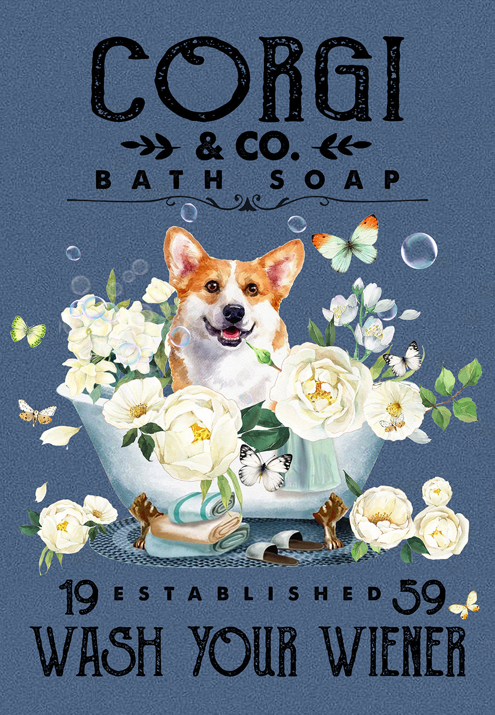 Corgi Bath Soap Established Wash Your Wiener 1959