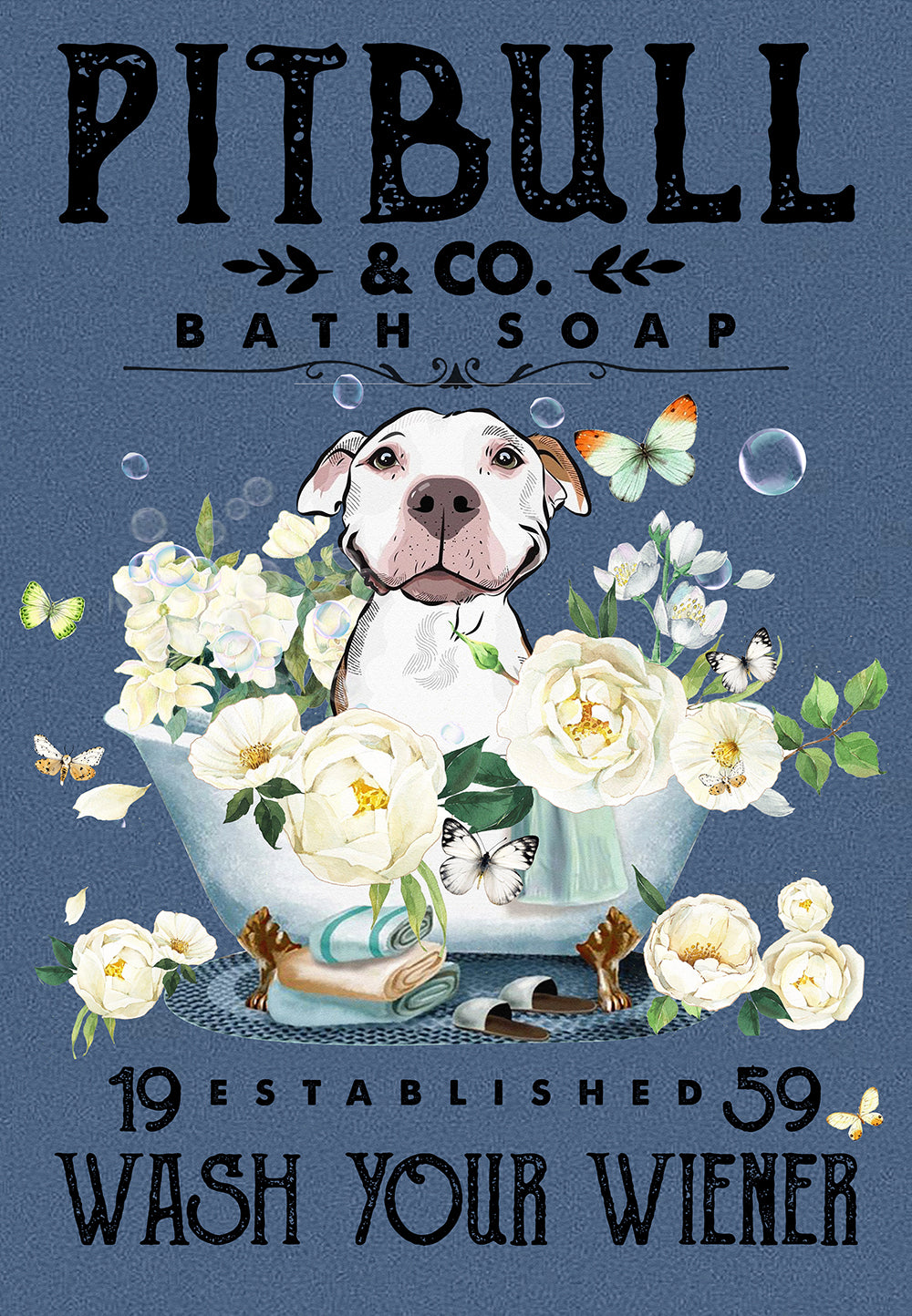 Pitbull Bath Soap Established Wash Your Wiener 1959