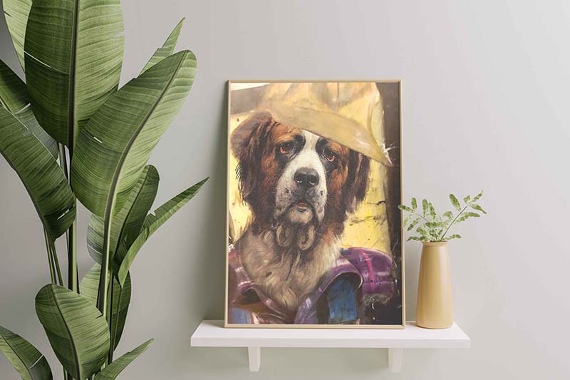 Saint Bernard Dog Plumber-TT1012