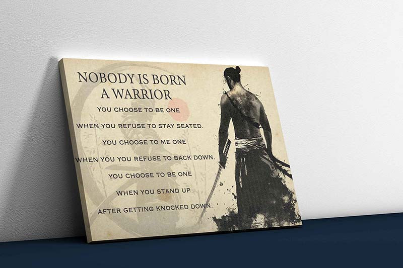 Samurai Nobody Is Born A Warrior-TT3108