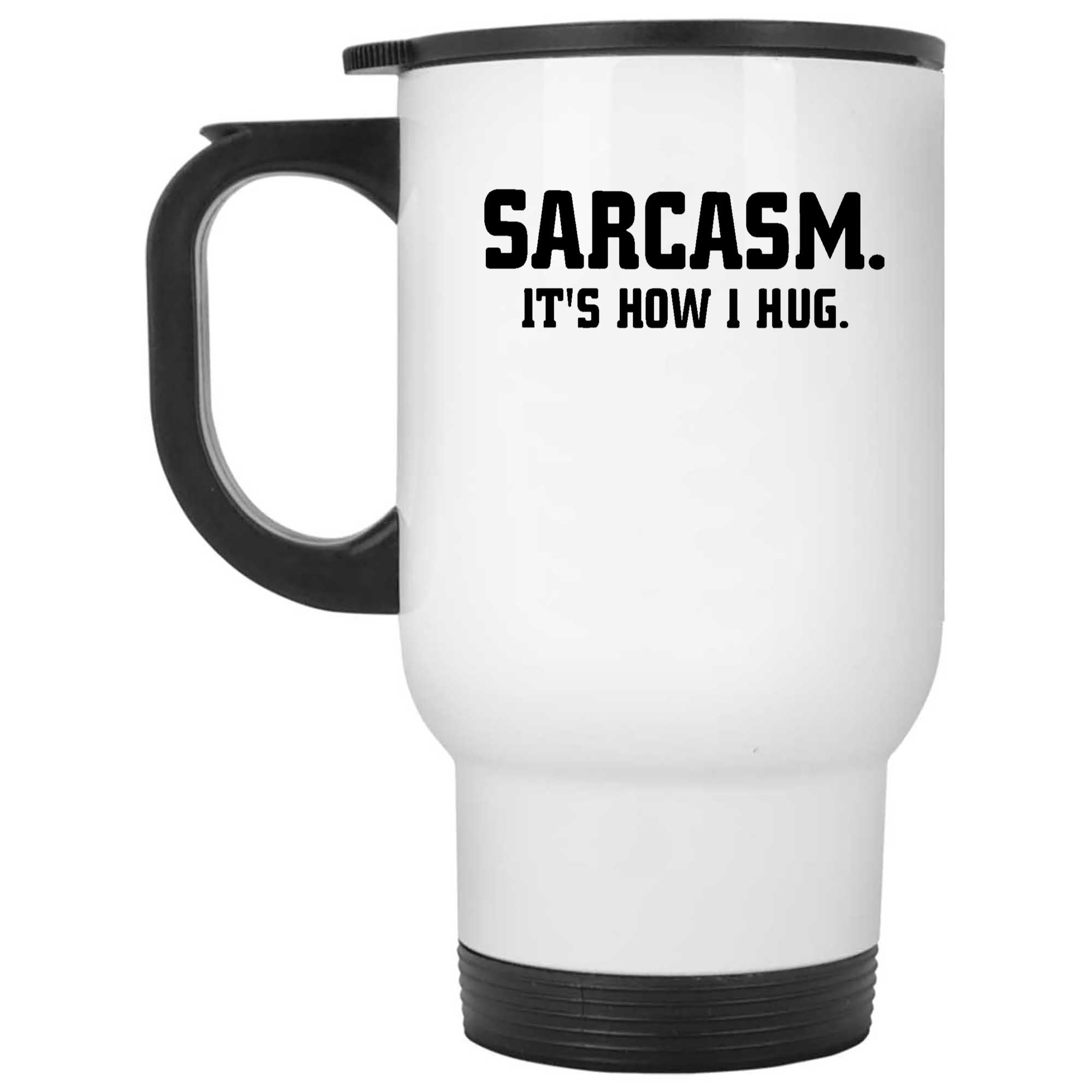 Skitongifts Funny Ceramic Novelty Coffee Mug Sarcasm Its How I Hug Funny Perfect Joke Quotes S 3Zzeo3K