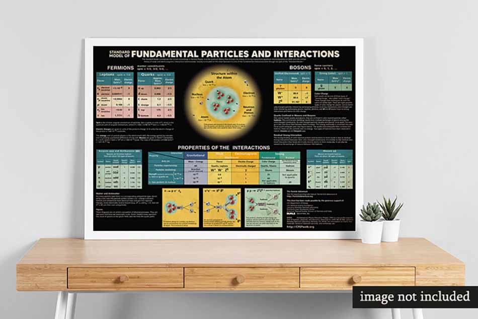 Scientist Standard Model Of Fundamental Particles And Interactions MH0309