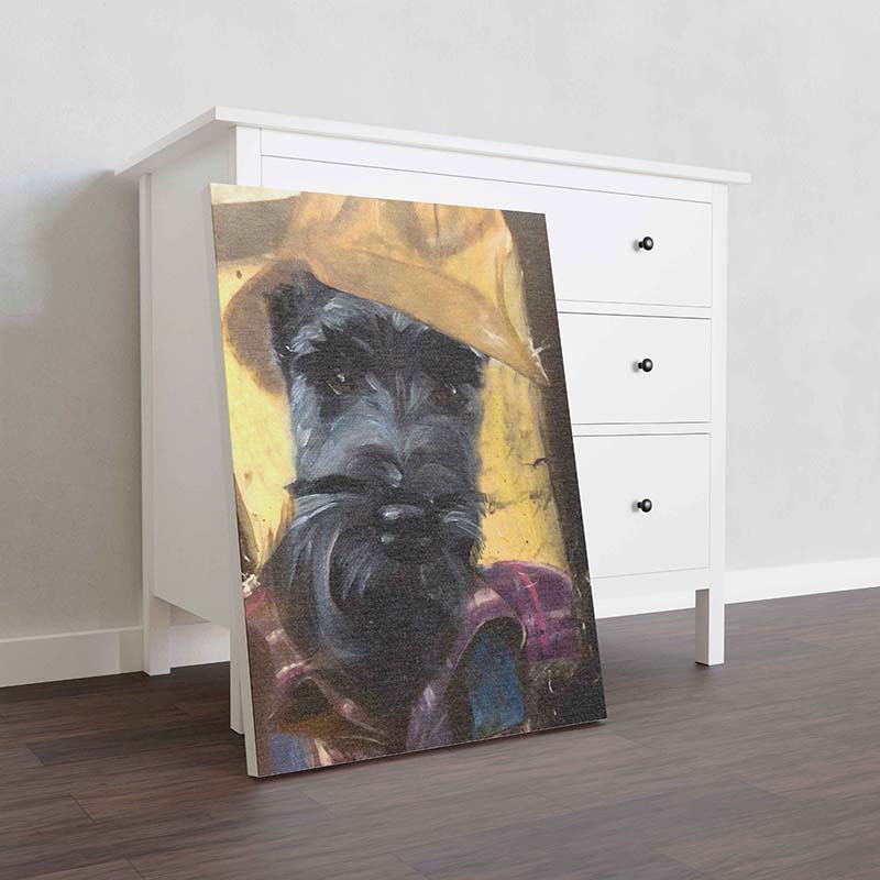 Skitongifts Wall Decoration, Home Decor, Decoration Room Scottish Terrier Dog Plumber-TT1012