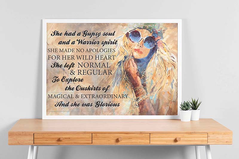 She Has A Gypsy Soul and A Warrior Spirit-TT0802