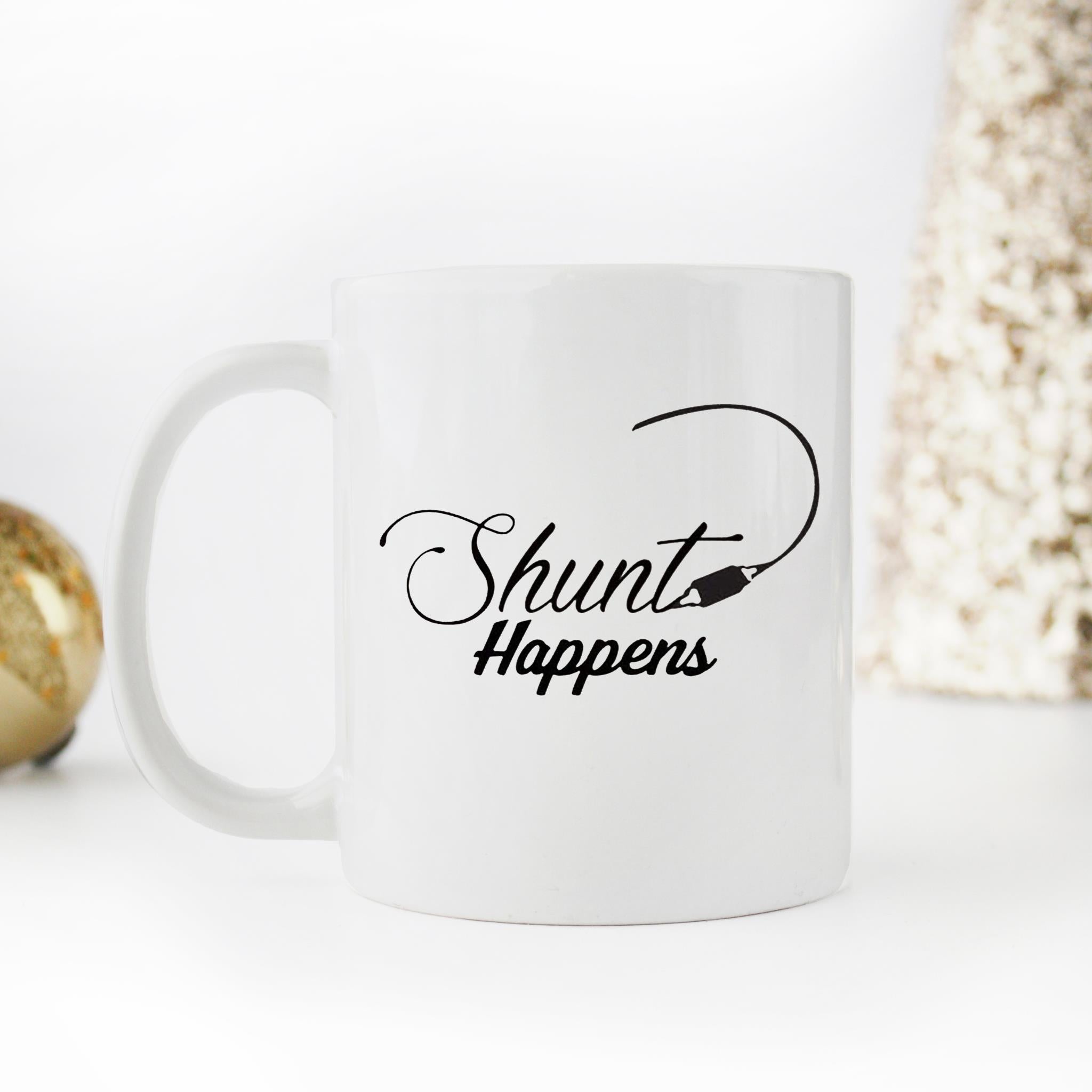 Skitongifts Funny Ceramic Novelty Coffee Mug Shunt Happens Vp Shunt, Hydrocephalus, Arachnoid Cyst qvYMWgo
