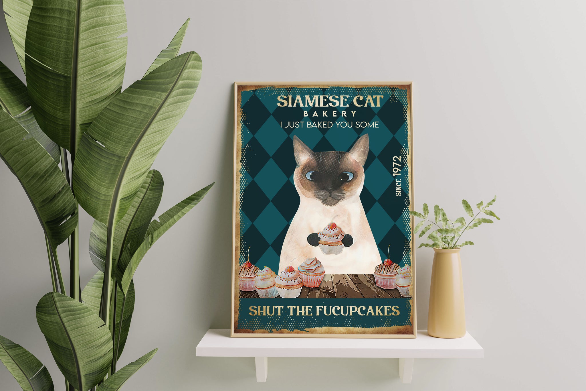 Siamese Cat Bakery I Just Baked You Some Shut The Fucupcakes