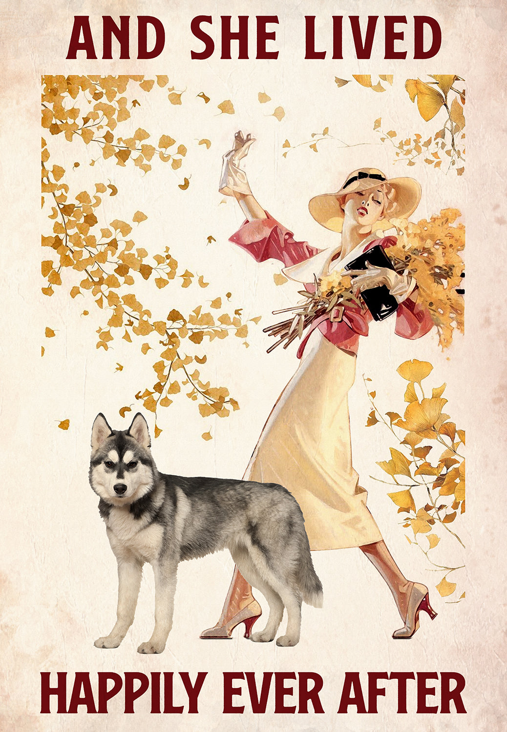 Siberian Husky - And She Lived Happily Ever After Dog Lovers-MH1108