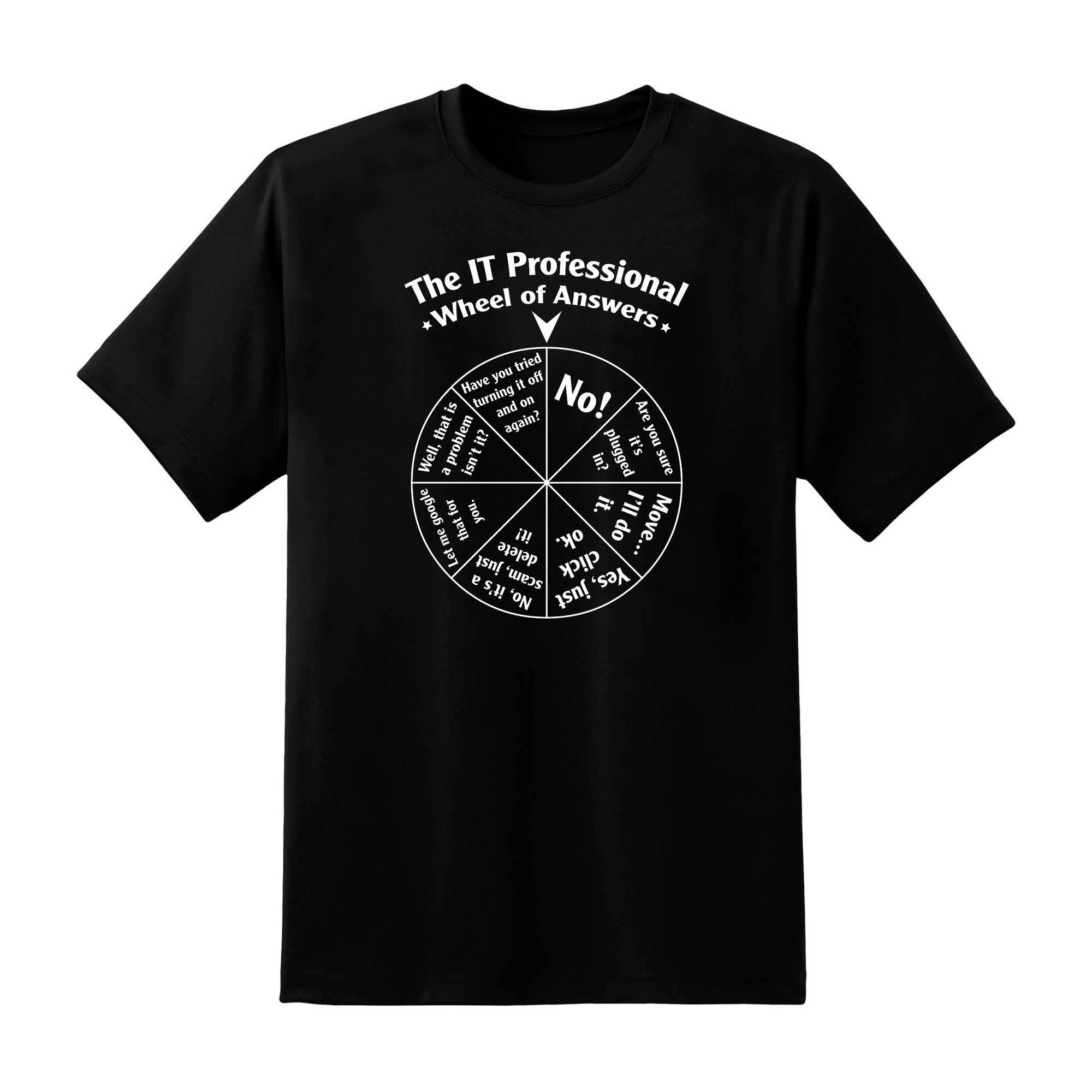 Skitongift Skitongift The It Professional Wheel Of Answers Essential T Shirt Funny Shirts