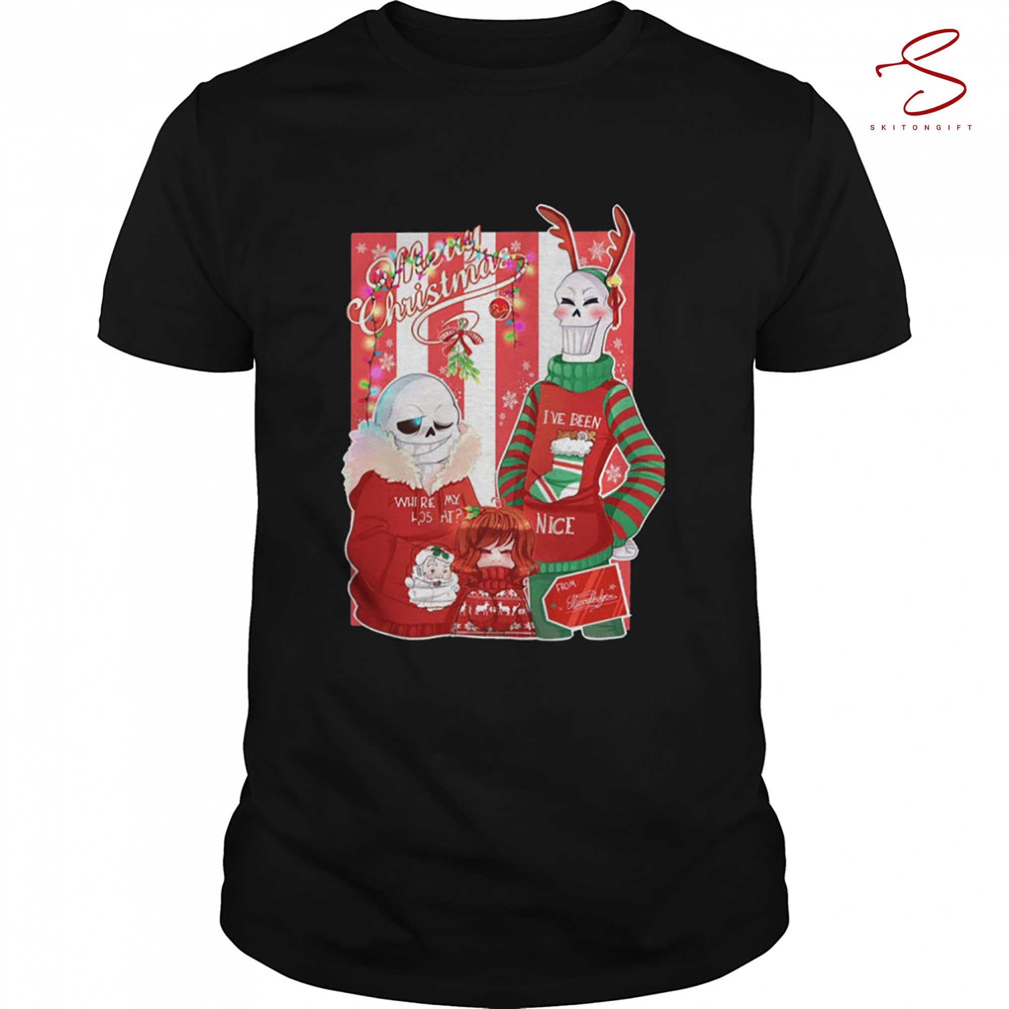 Skitongift A Funny Christmas Graphic T Shirt