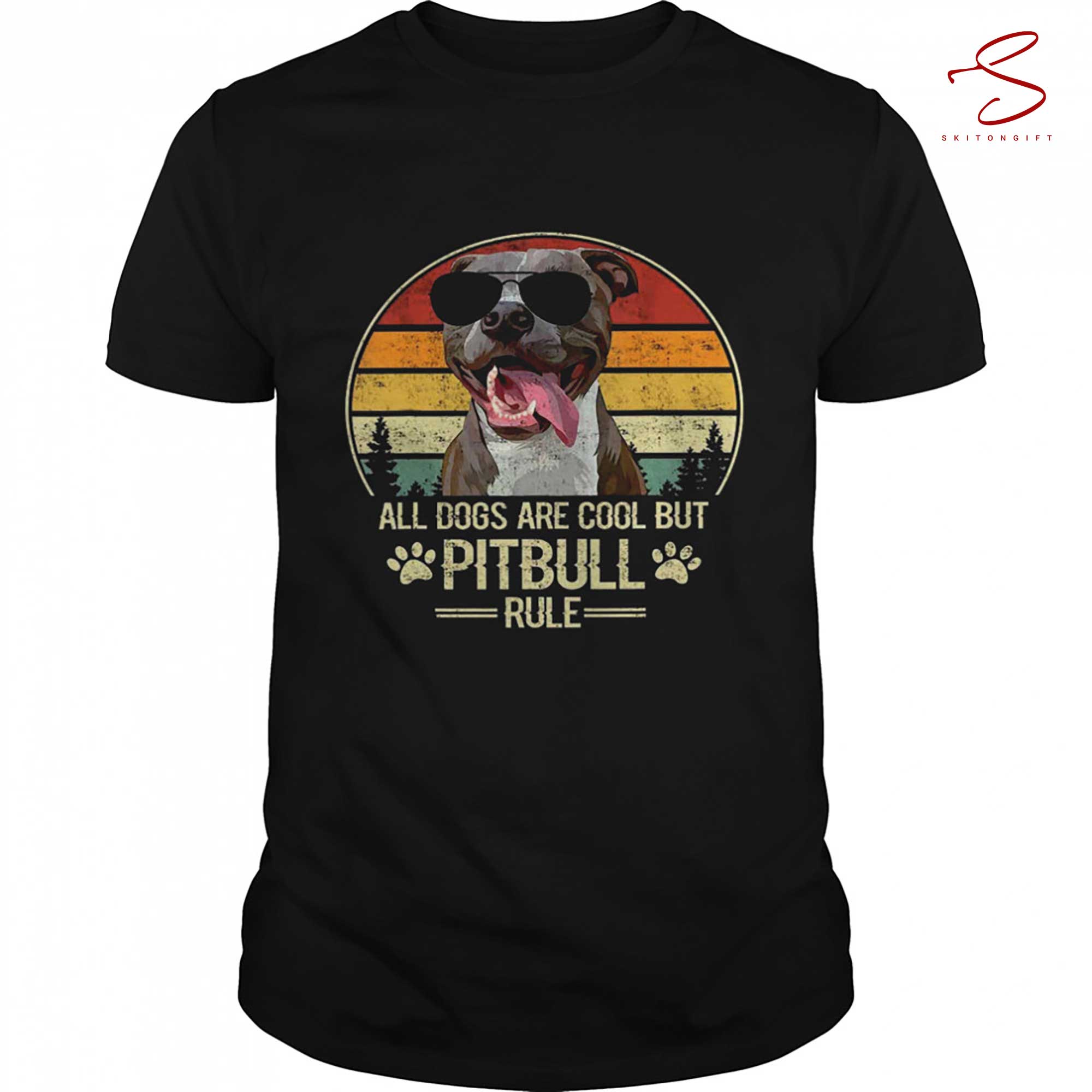 Skitongift All Dogs Are Cool But Bull Rule Shirt