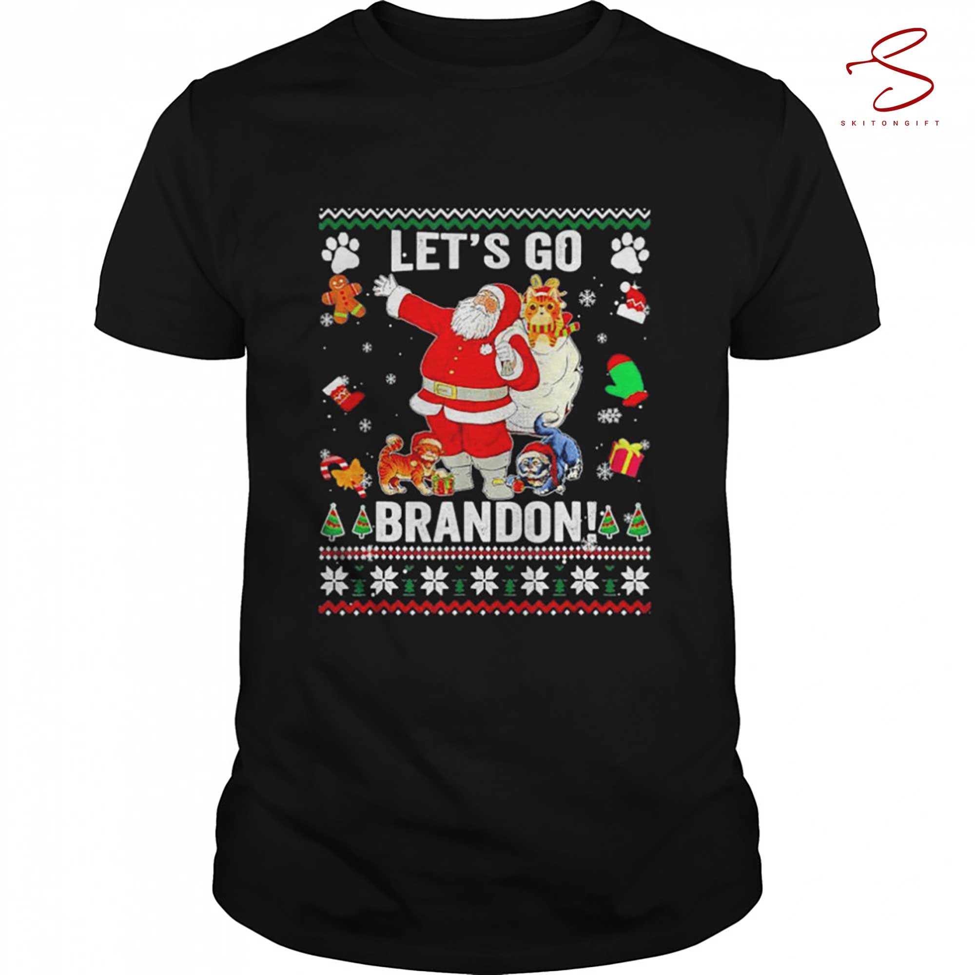 Skitongift All I Want For Christmas Is This Lets Go T Shirt