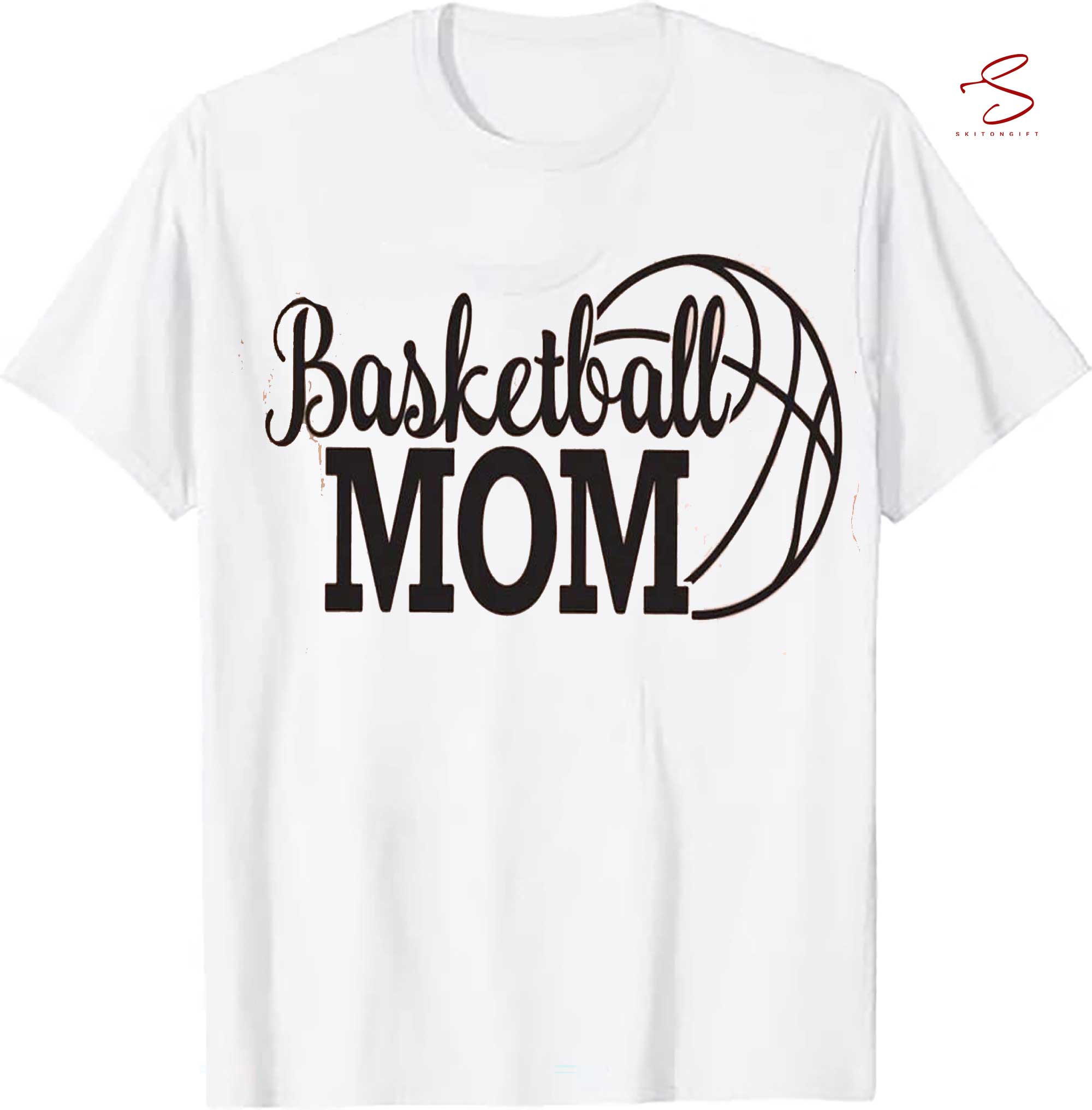 Skitongift Basketball Mom Sweatshirt Basketball Mom Shirt Basketball Tee Mothers Day Tee Sport Mom Shirts Game Day Seasons Shirt