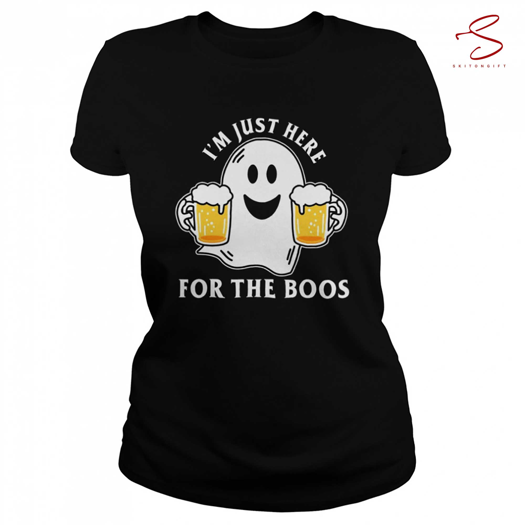 Skitongift Boos Ghost Beers Halloween T Shirt