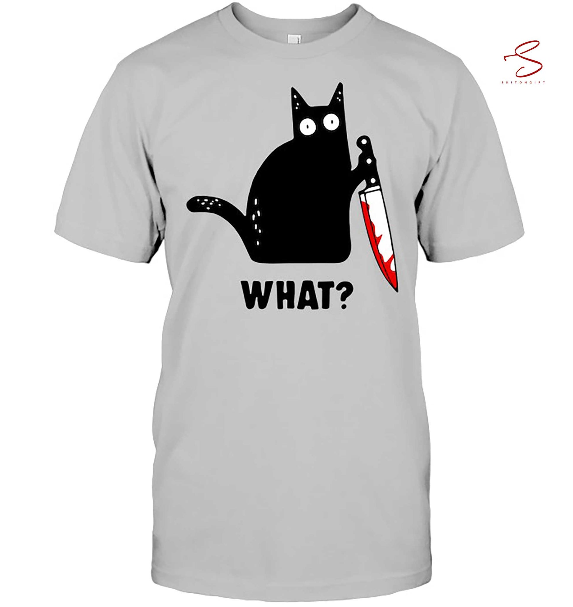 Skitongift Cat What Funny Funny Shirts Long Sleeve Tee Hoody Hoodie Heavyweight Pullover Hoodies Sweater