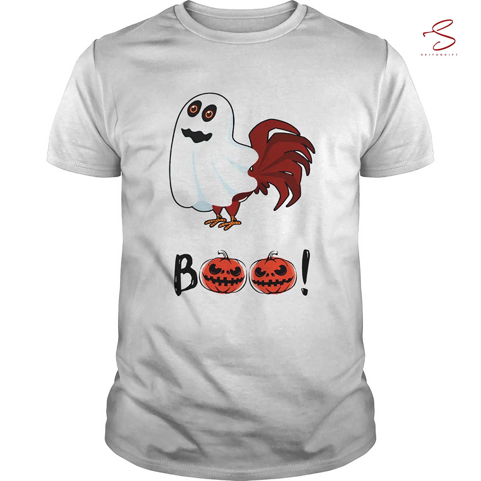Skitongift Chicken Boo Halloween T Shirt
