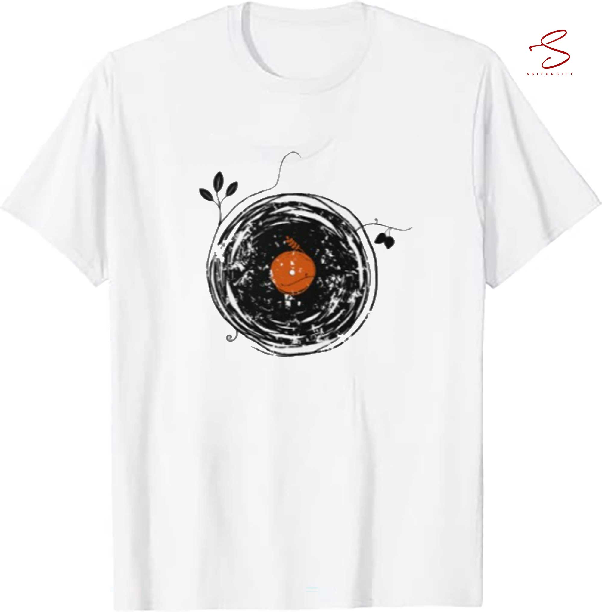 Skitongift Enchanting Vinyl Records Vintage Essential T Shirt Funny Shirts Long Sleeve Tee Hoody Hoodie Heavyweight Pullover Hoodies Sweater