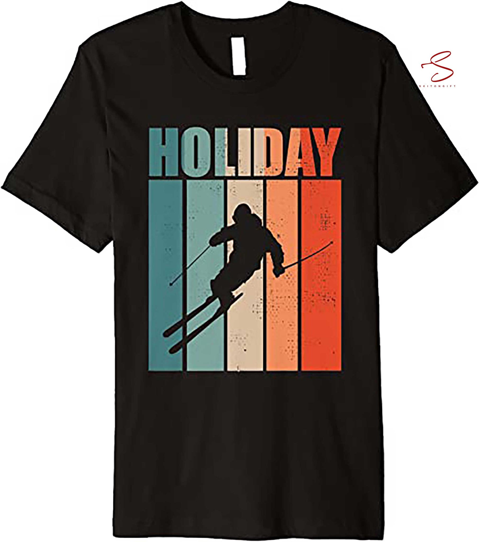 Skitongift Extreme Snow Ski T Shirt