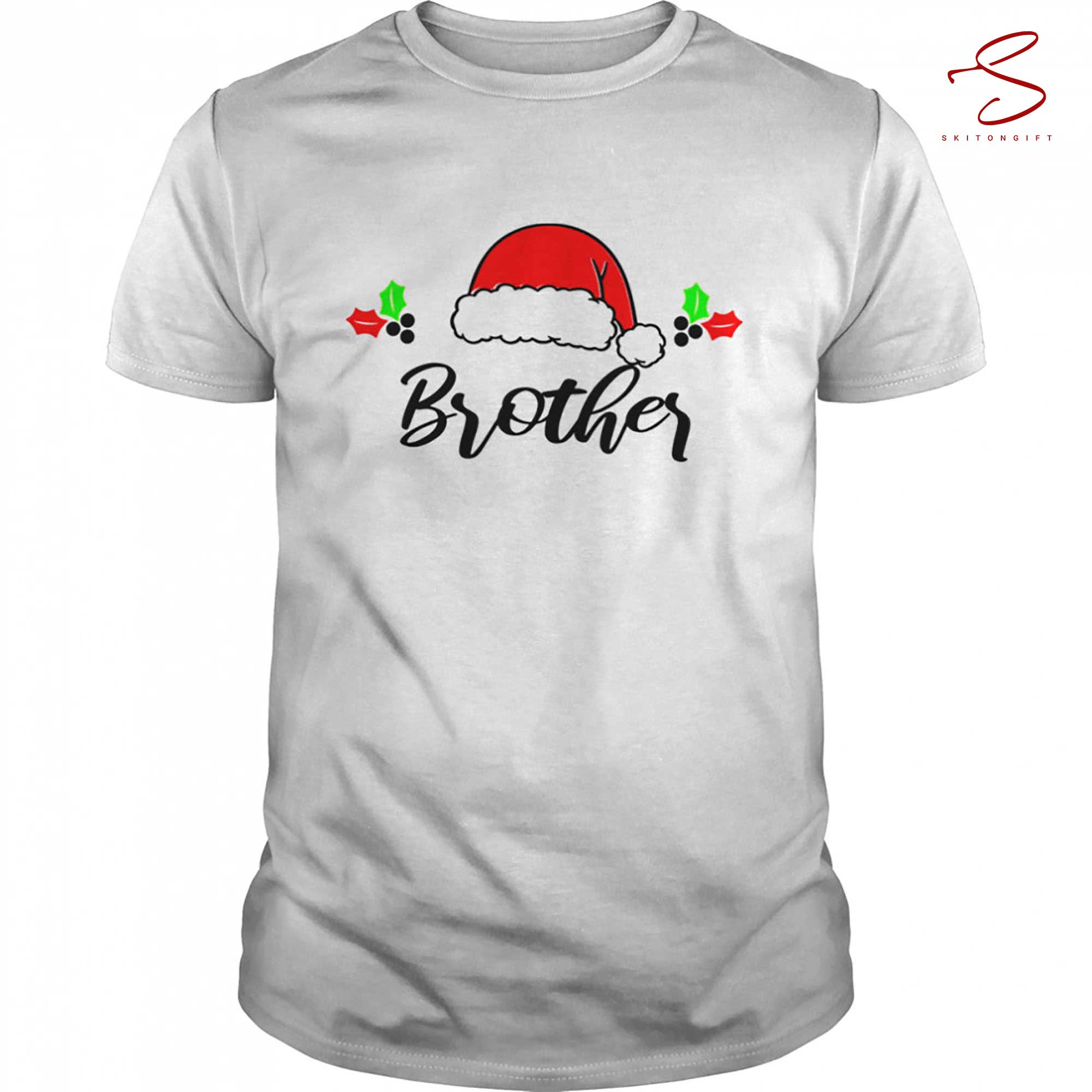 Skitongift Family Brother Christmas Matching Family Christmas T Shirt
