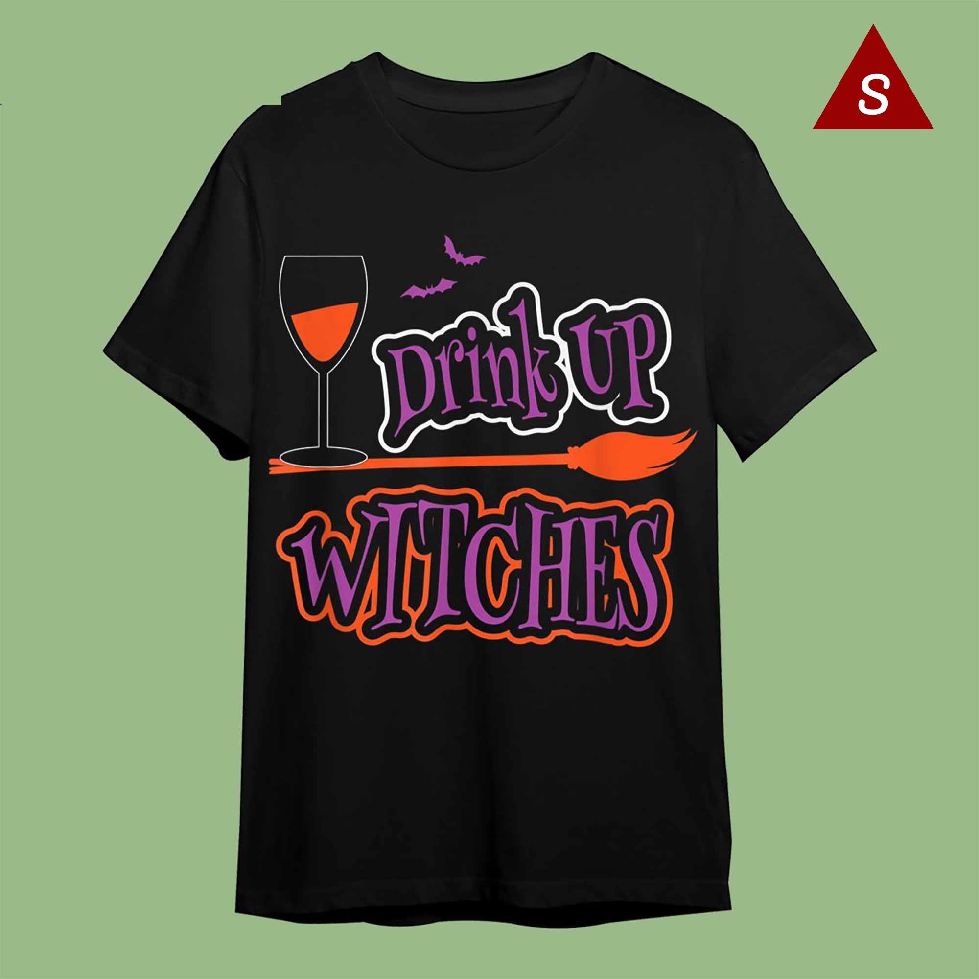 Skitongift Funny Tshirt Funny Halloween Shirts Funny Drink Up Witches Costume Halloween Themed