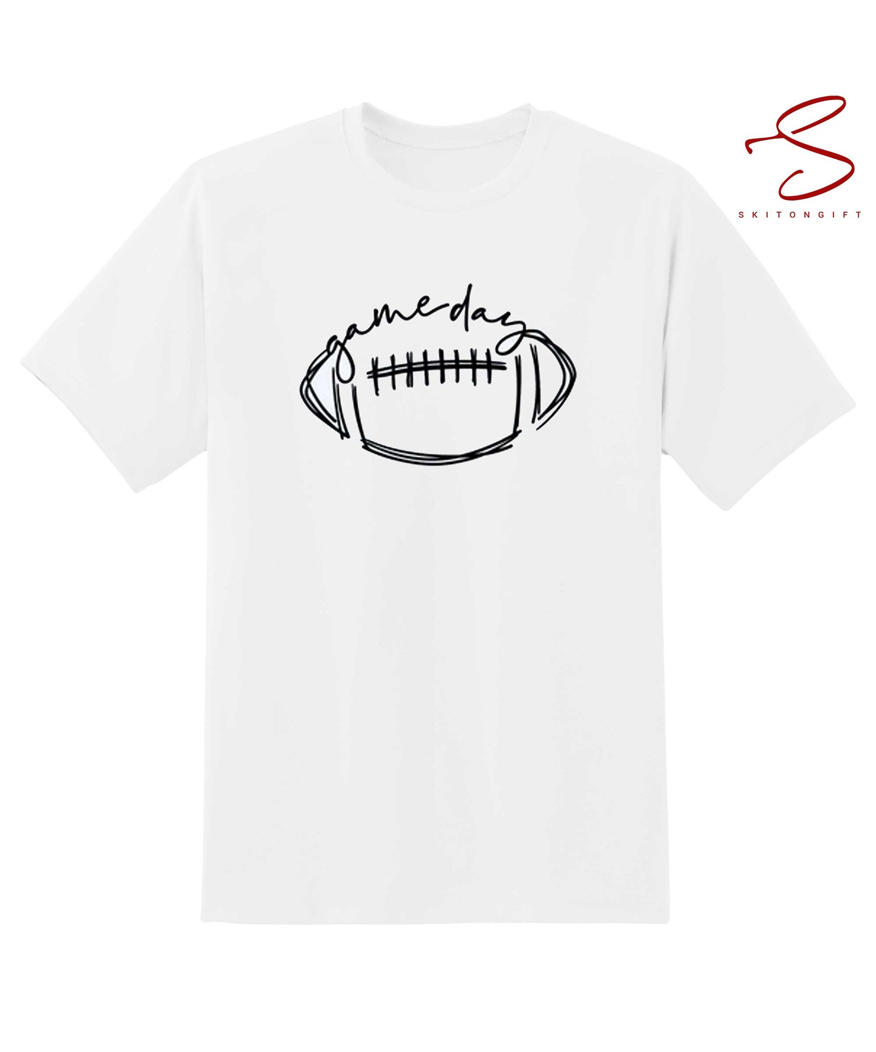 Skitongift Game Day Football T Shirt Football Life Unisex 100 Soft Cotton Shirts Funny Shirt Long Sleeve Tee Hoody Hoodie