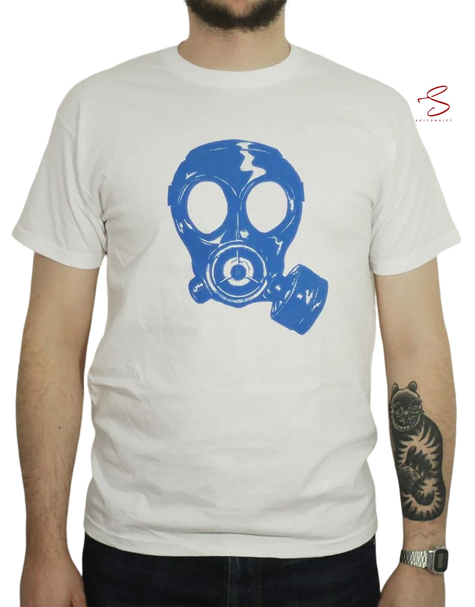 Skitongift Gasmask T Shirt Funny Shirts Long Sleeve Tee Hoody Hoodie