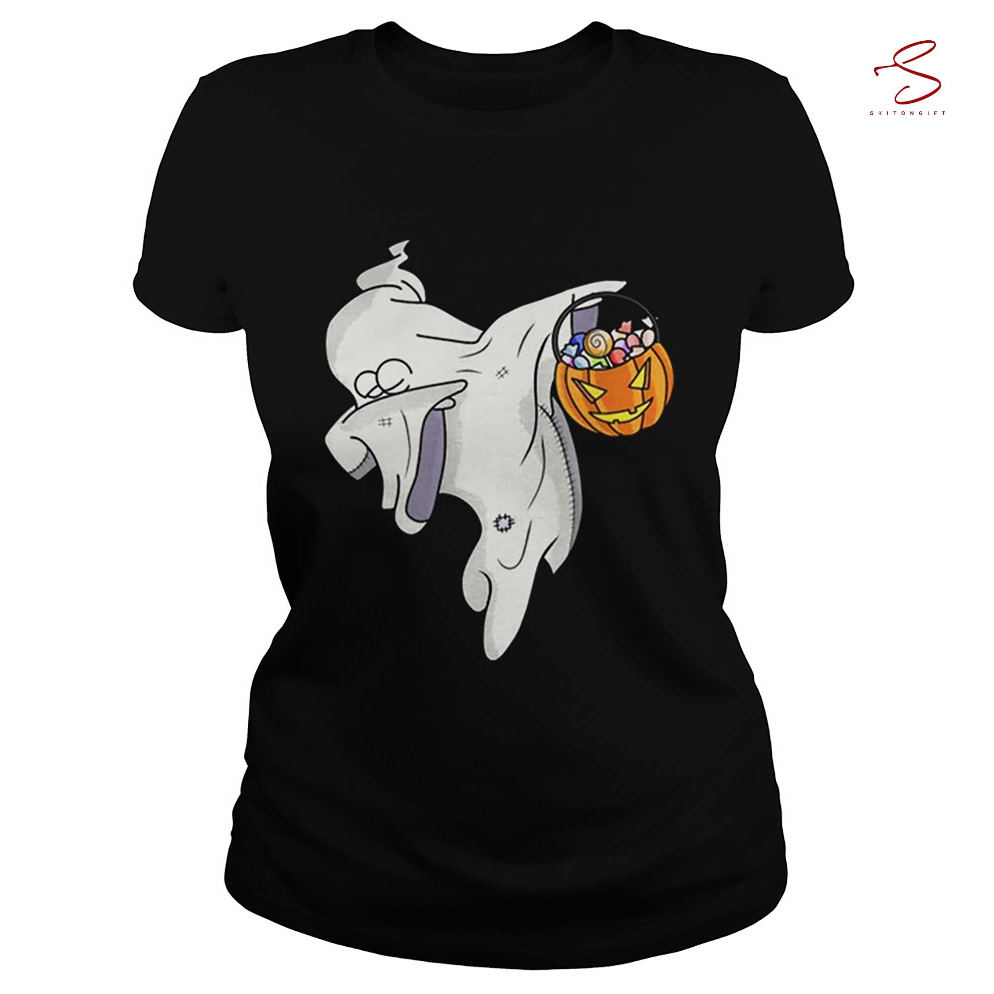 Skitongift Happy Daboween Scary Ghost Halloween Dabbing Dab T Shirt