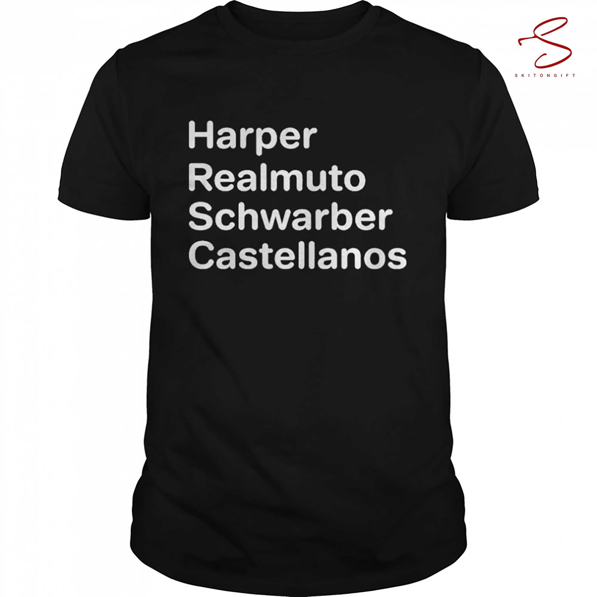 Skitongift Harper Realmuto Schwarber Castellanos Shirt