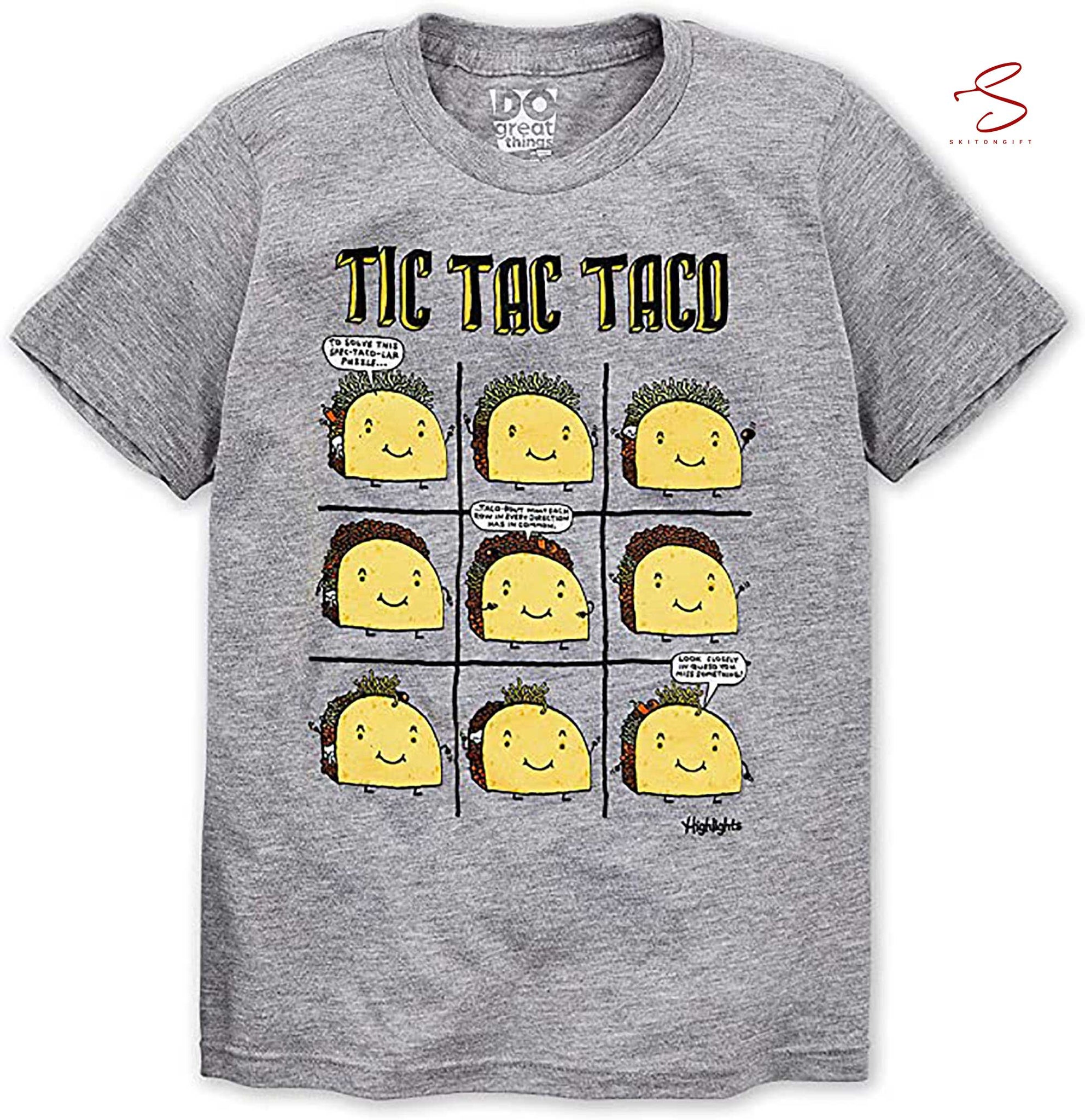 Skitongift Highlights Boys And Girls Graphic T Shirt For Kids