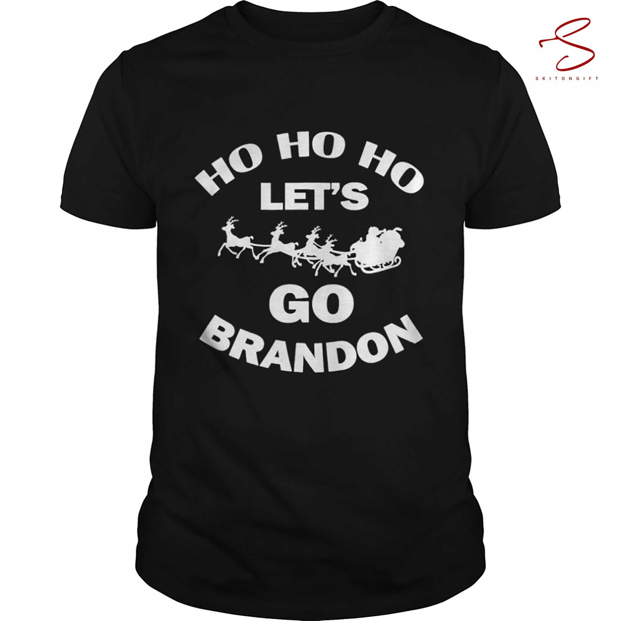 Skitongift Ho Ho Ho Go For Christmas Memes T Shirt