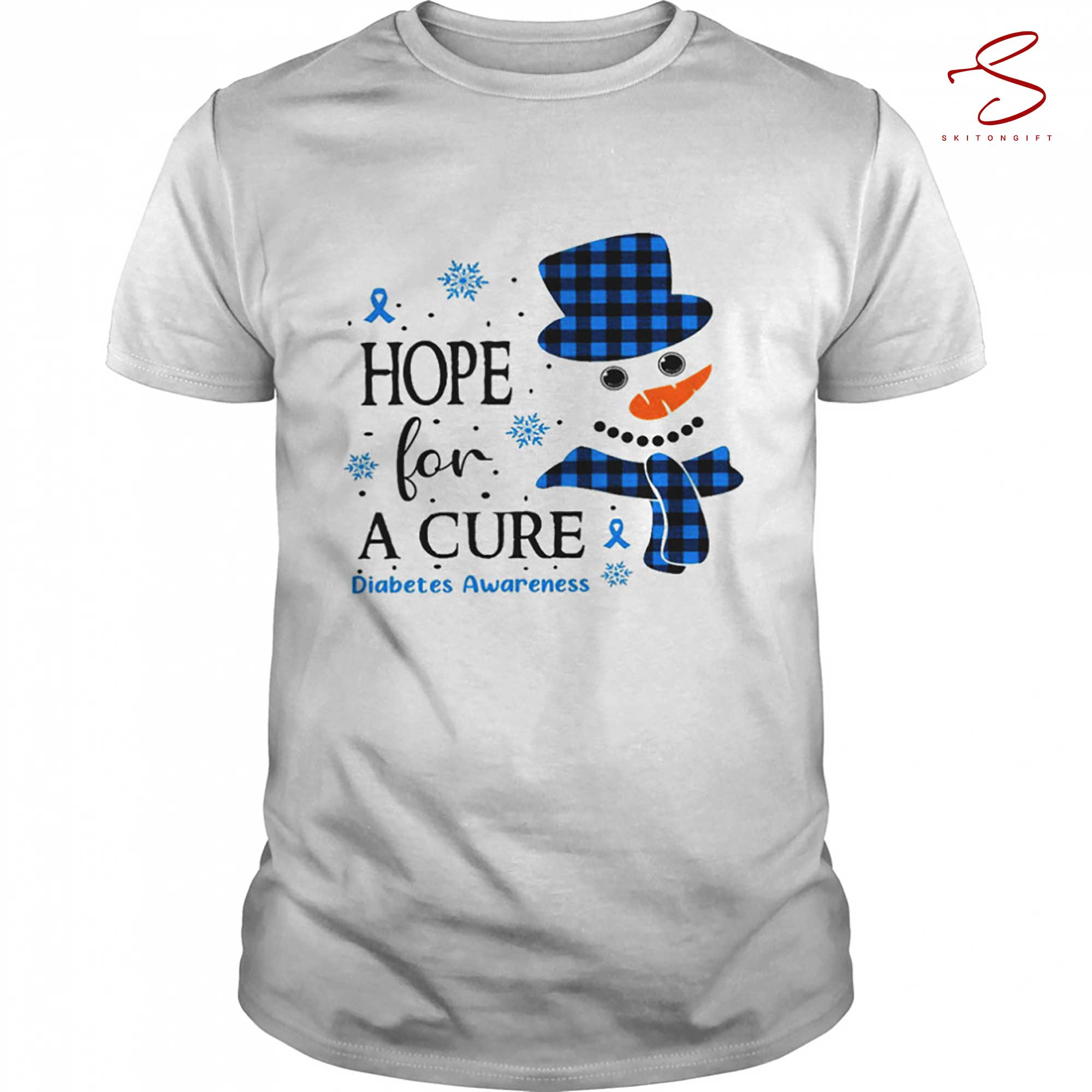 Skitongift Hope For A Cure Diabetes Awareness Shirt