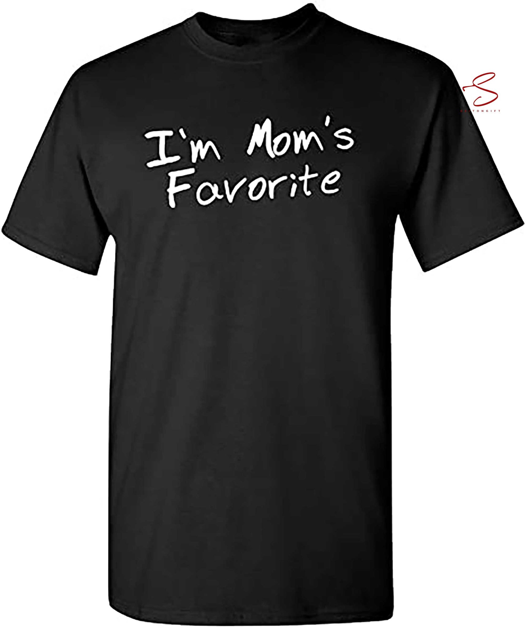 Skitongift I'm Mom's Favorite Graphic Novelty Sarcastic Funny T Shirt Funny Shirts Long Sleeve Tee Hoody Hoodie heavyweight pullover hoodies Sweater