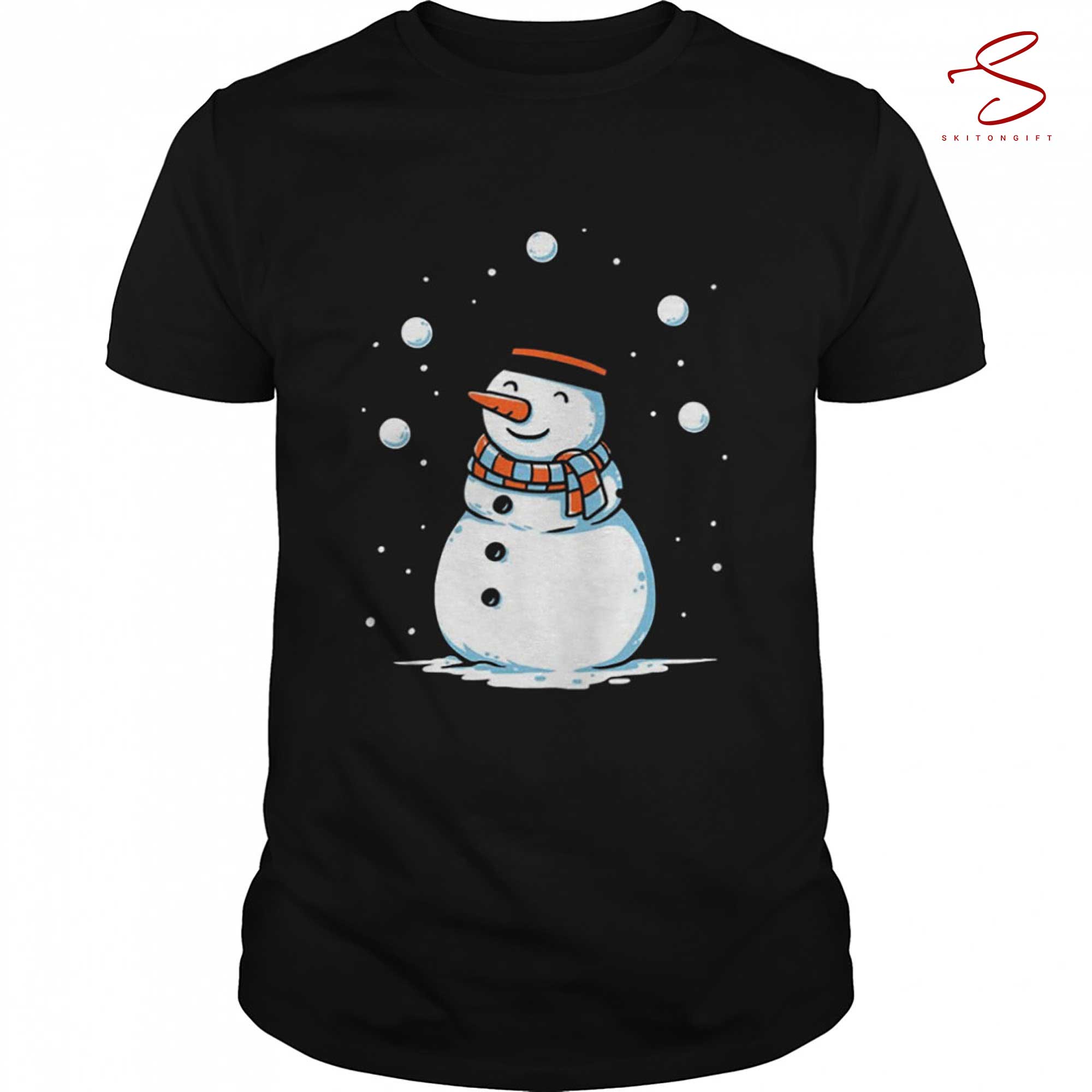 Skitongift Juggling Snowman Wanna See Magic Shirt