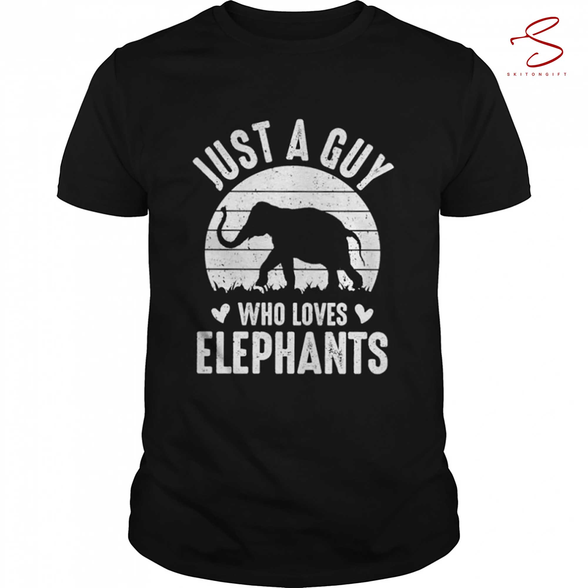Skitongift Just Who Loves Elephants Shirt
