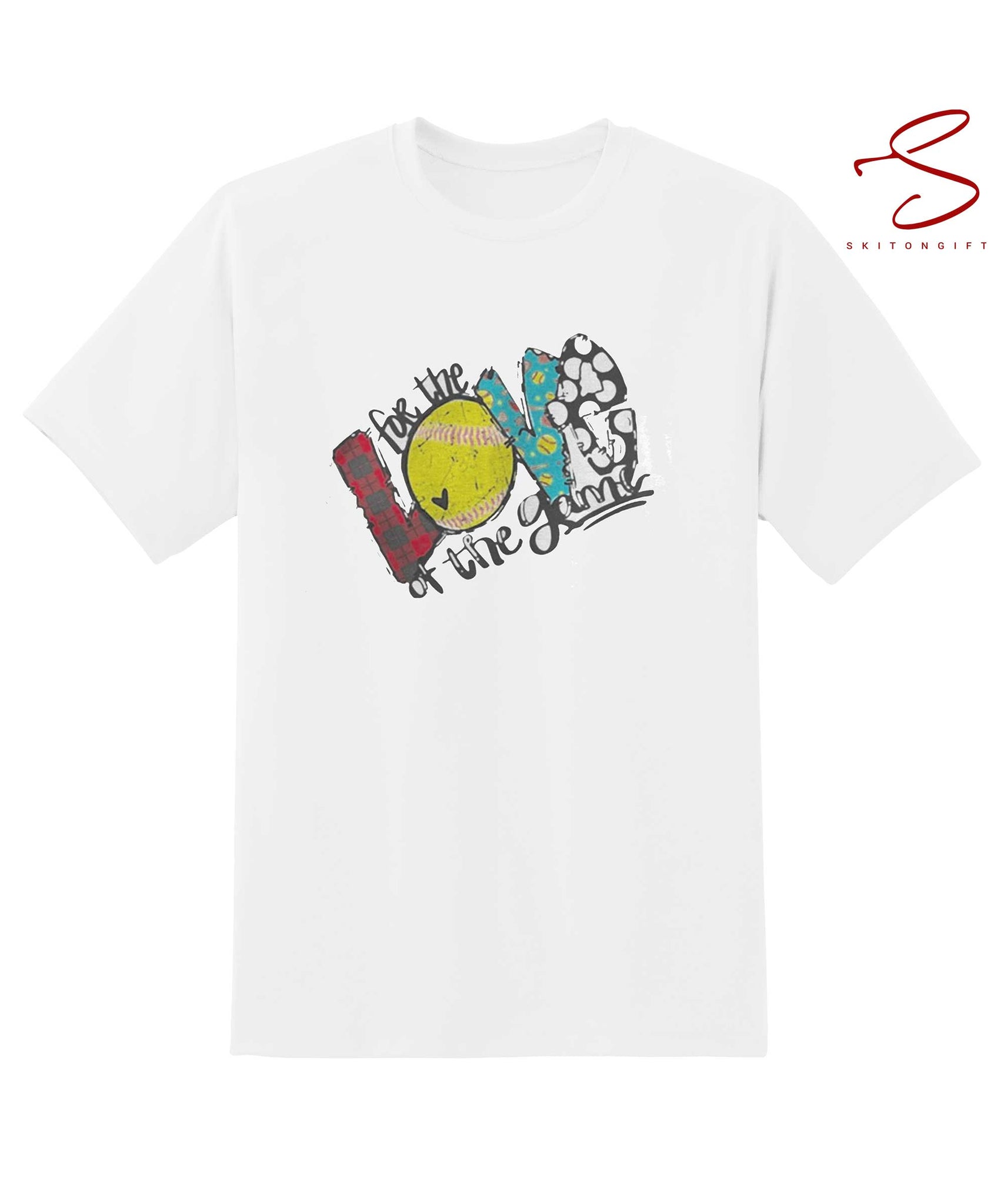 Skitongift Love For The Softball Game For Softball Lover Tshirt Funny Shirts Long Sleeve Tee Hoody Hoodie heavyweight pullover hoodies Sweater