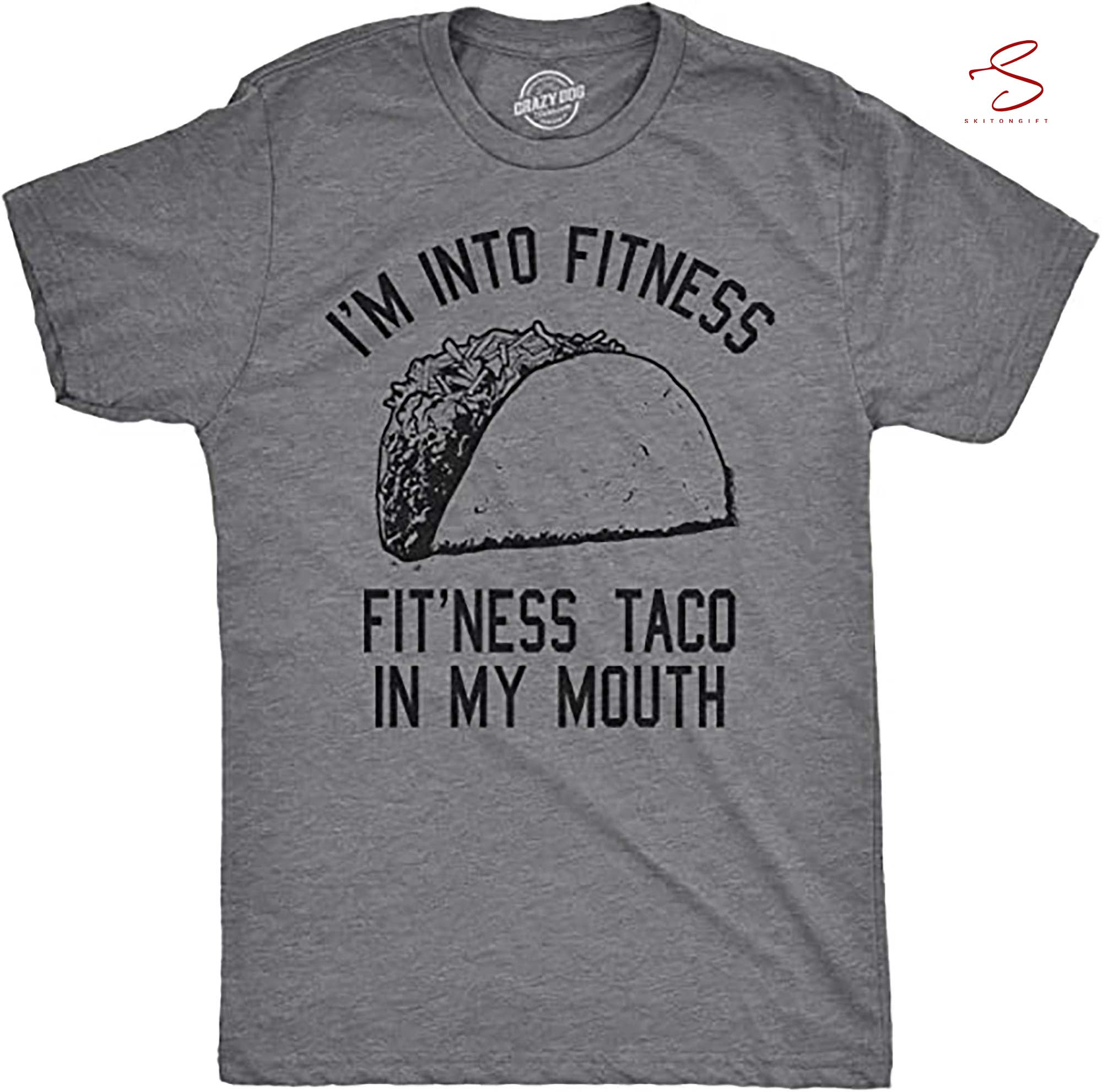 Skitongift Mens Fitness Funny T Shirt Humorous Gym Graphic Novelty Sarcastic Tee