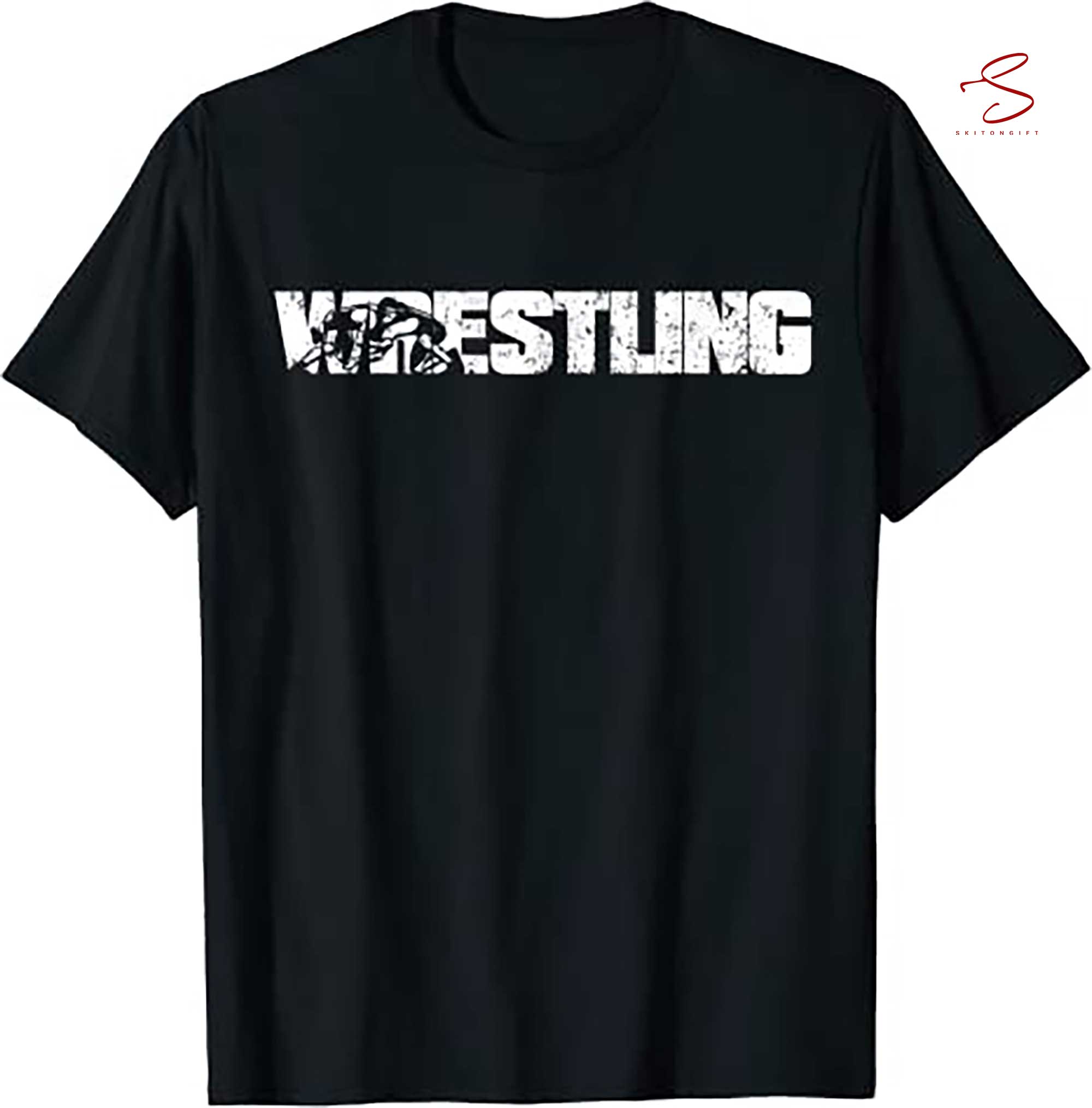 Skitongift Mens Wrestling T Shirt Funny Shirts Long Sleeve Tee Hoody Hoodie heavyweight pullover hoodies Sweater
