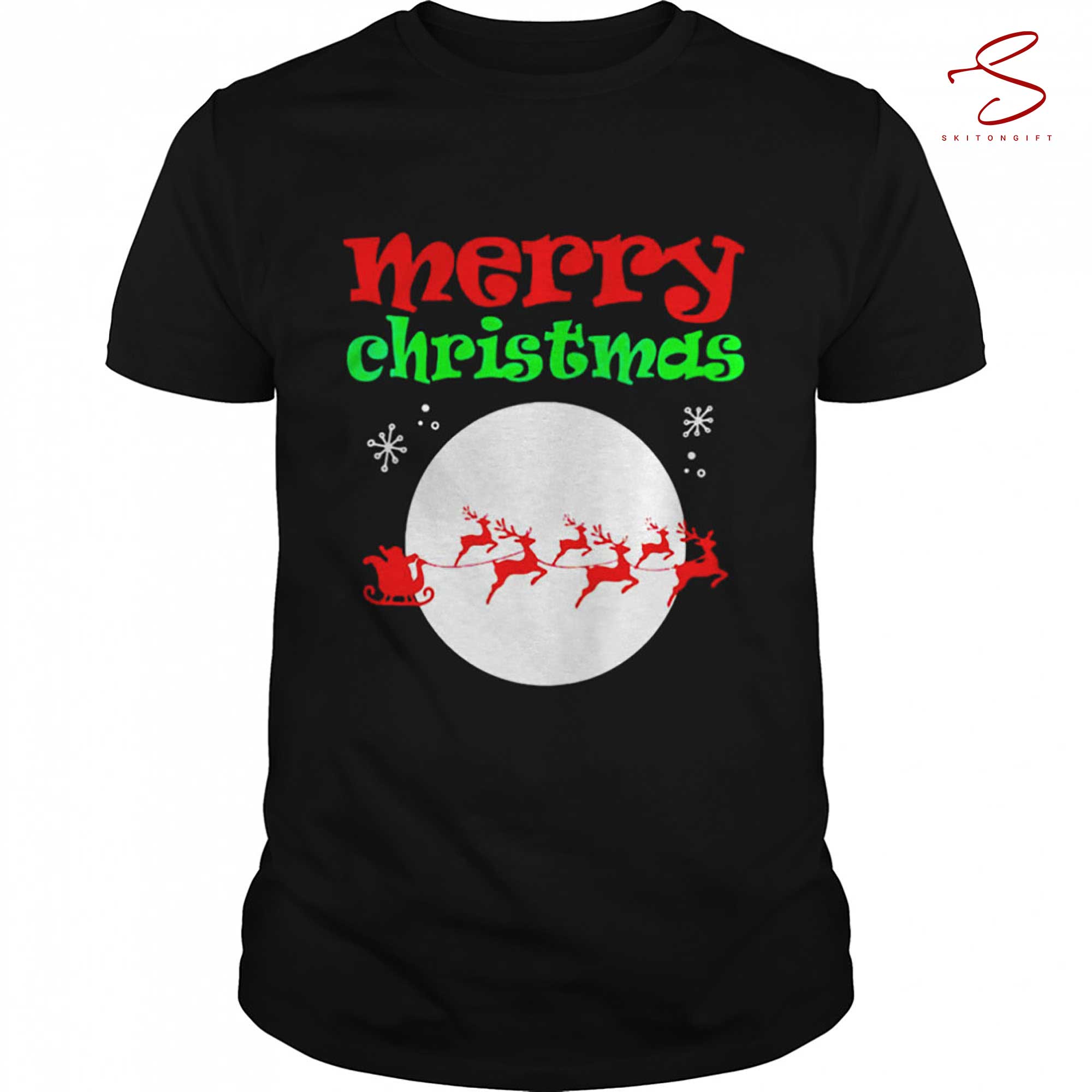 Skitongift Merry Christmas Cute And Santa T Shirt