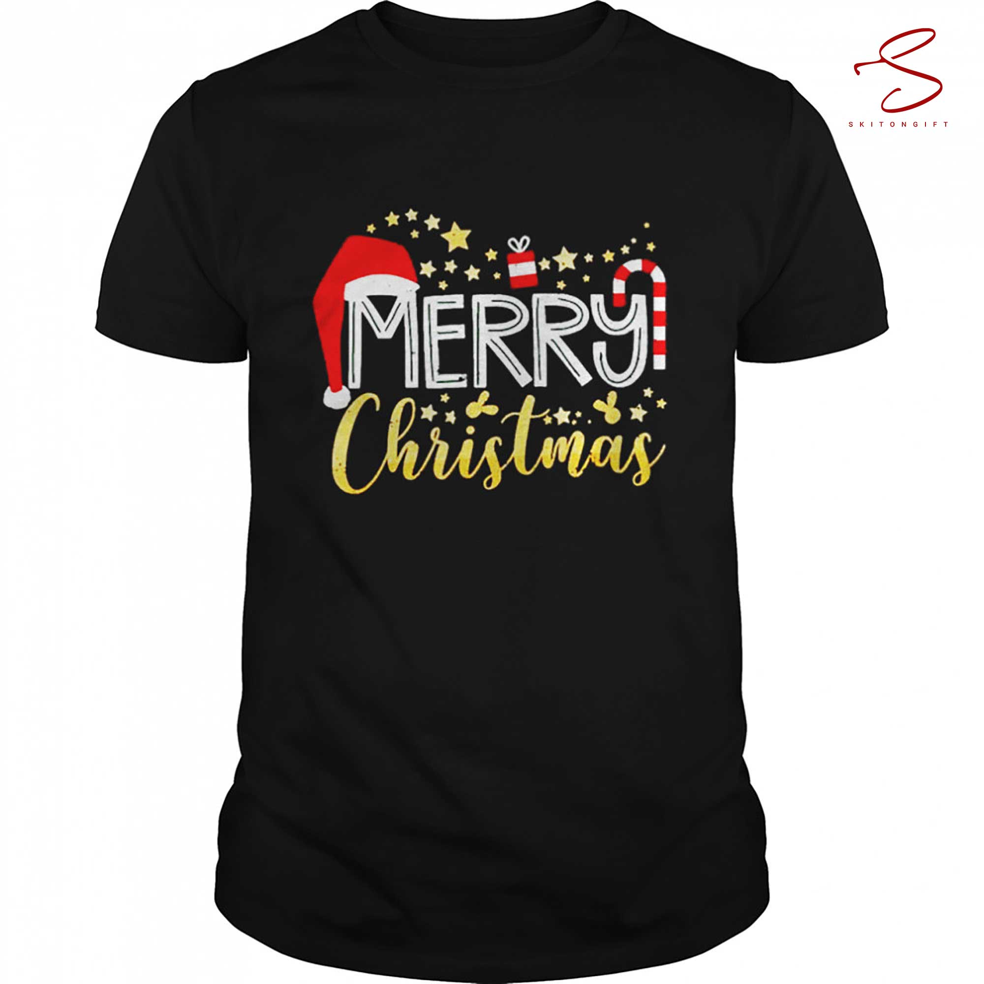 Skitongift Merry Christmas Cute Xmas Holiday Shirt