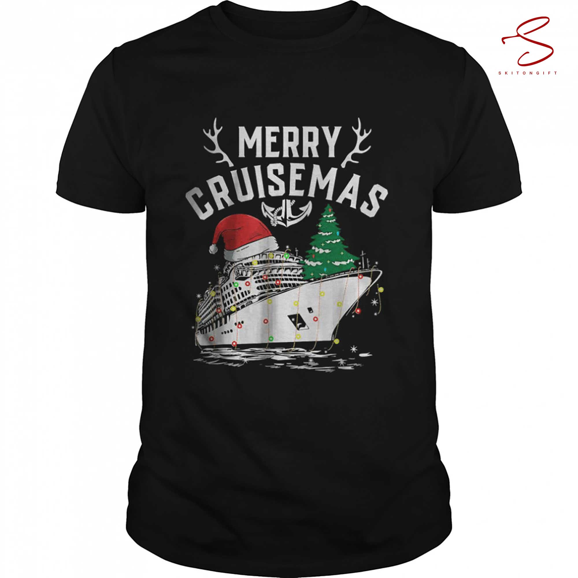 Skitongift Merry Cruisemas Cruise Ship Family Christmas Shirt