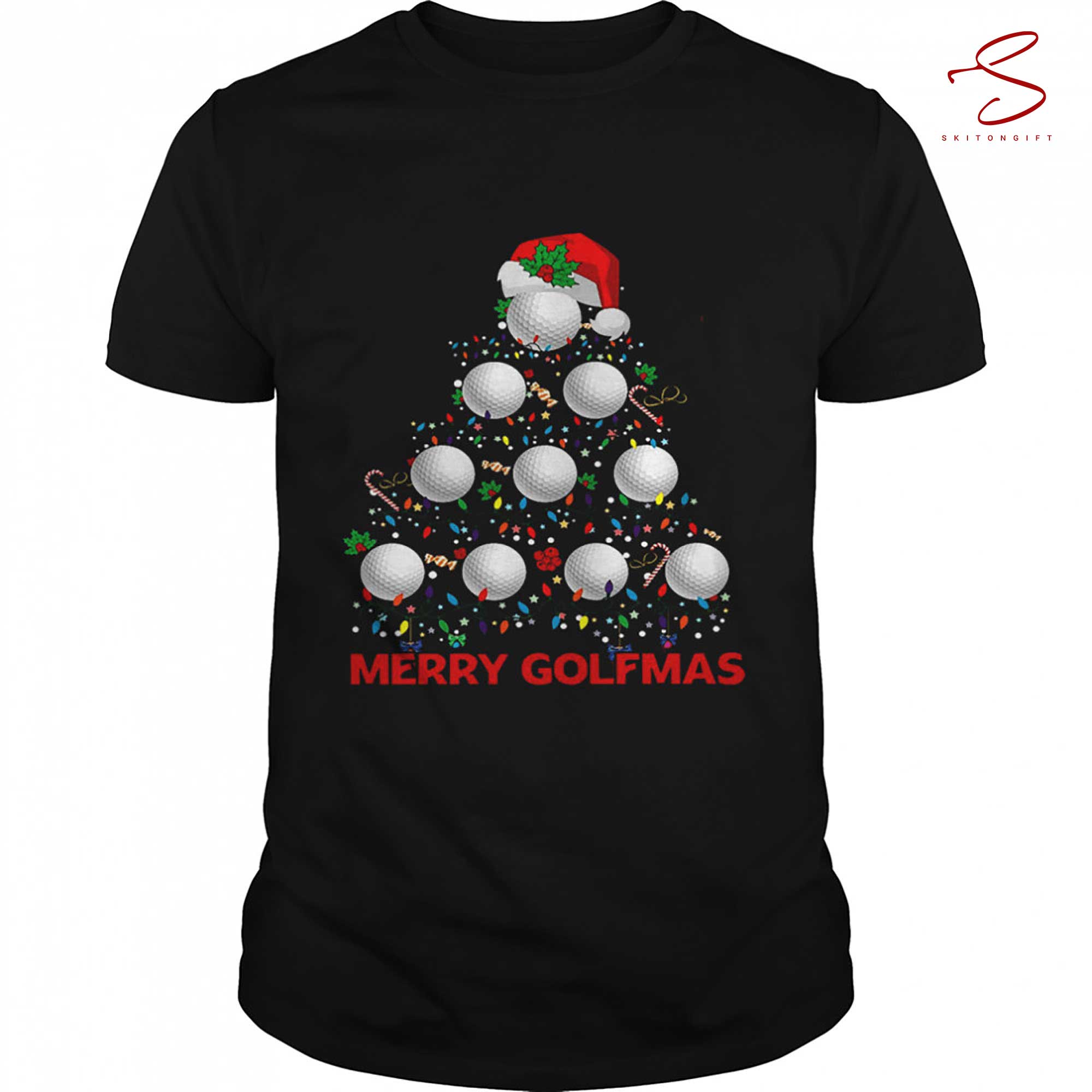 Skitongift Merry Golfmas Merry Christmas Shirt