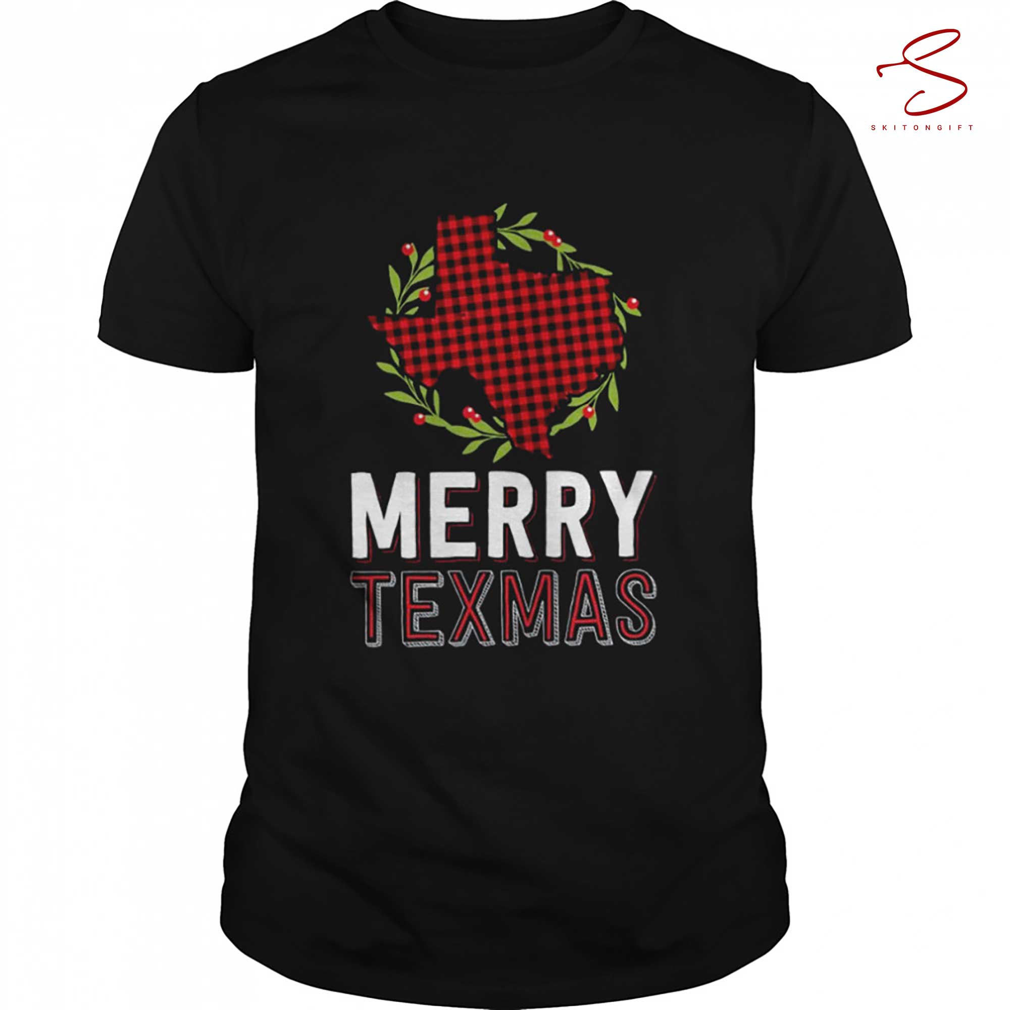 Skitongift Merry Texmas Christmas T Shirt