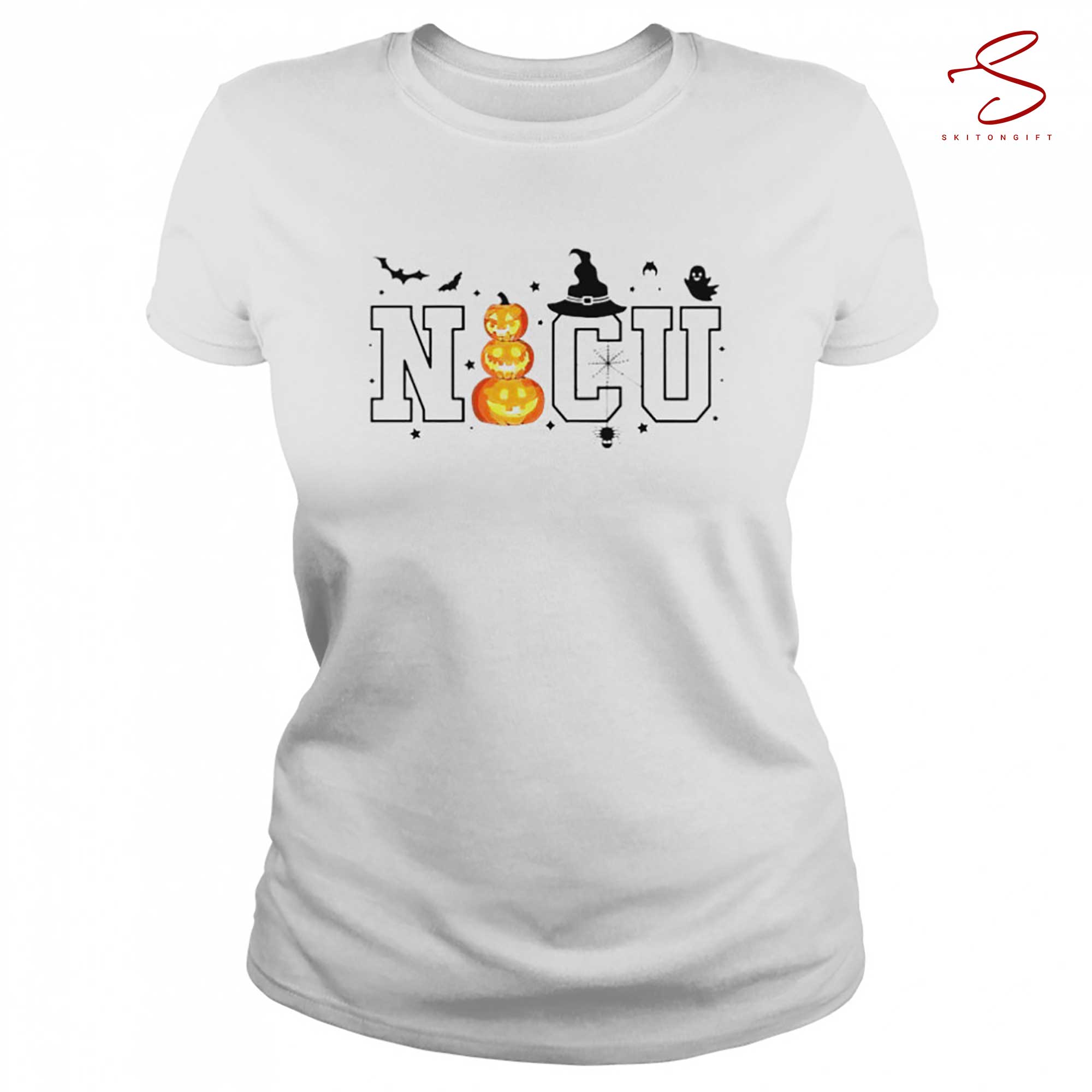 Skitongift Nicu Nurse Halloween T Shirt