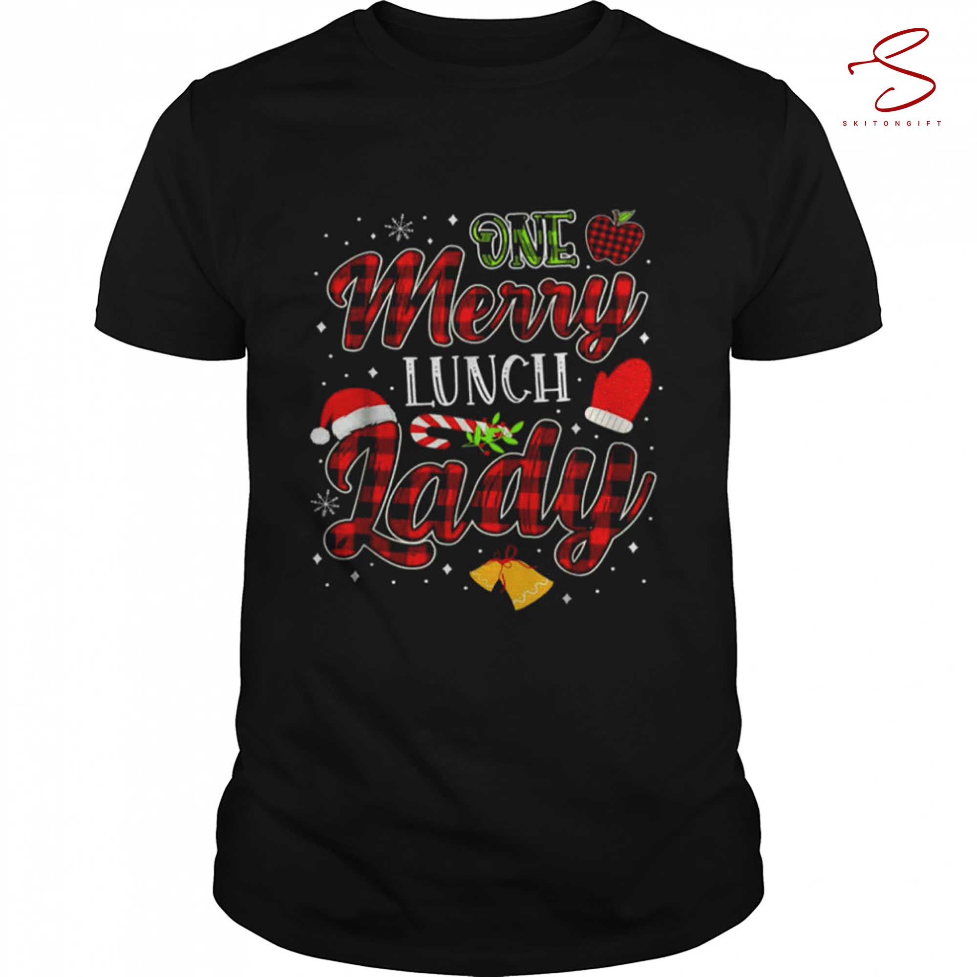 Skitongift One Merry Lunch Lady Christmas Shirt