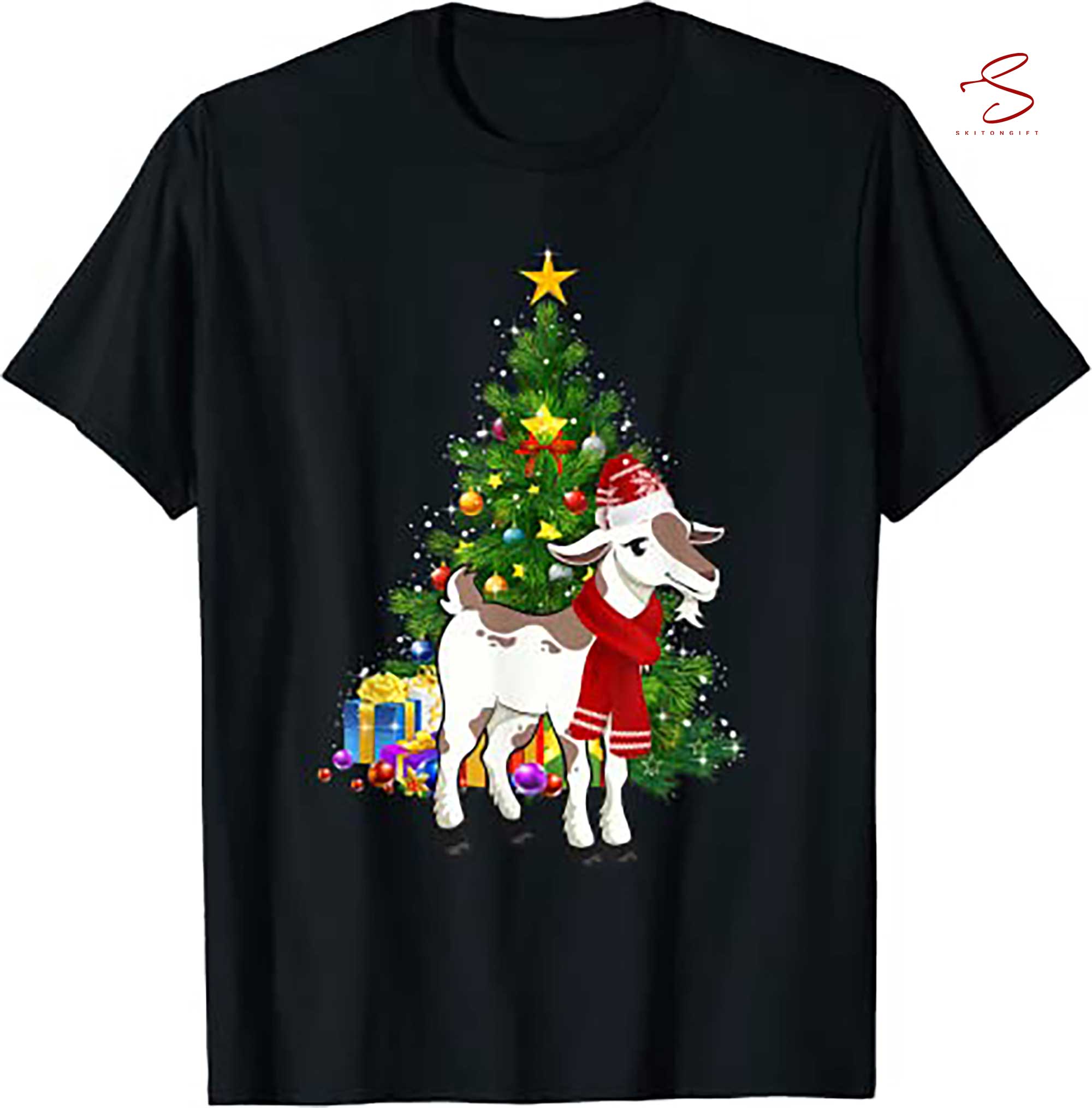 Skitongift Ornament Decoration Christmas Tree Xmas Pajama Gifts T Shirt
