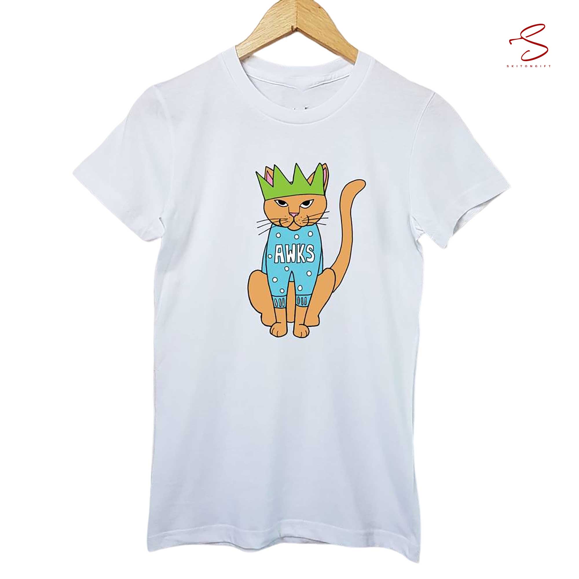 Skitongift Peeved Off Cat Christmas T Shirt Funny Shirts Long Sleeve Tee Hoody Hoodie