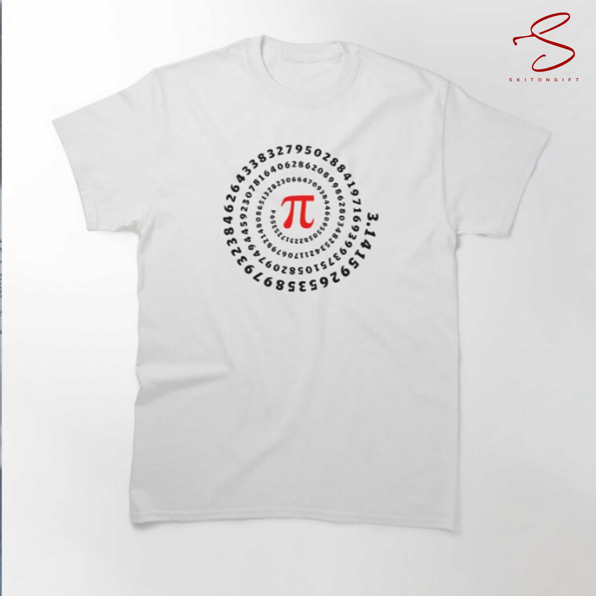 Skitongift Pi Science Mathematics Math Irrational Number Classic T Shirt Funny Shirts Long Sleeve Tee Hoody Hoodie Heavyweight Pullover Hoodies Sweater